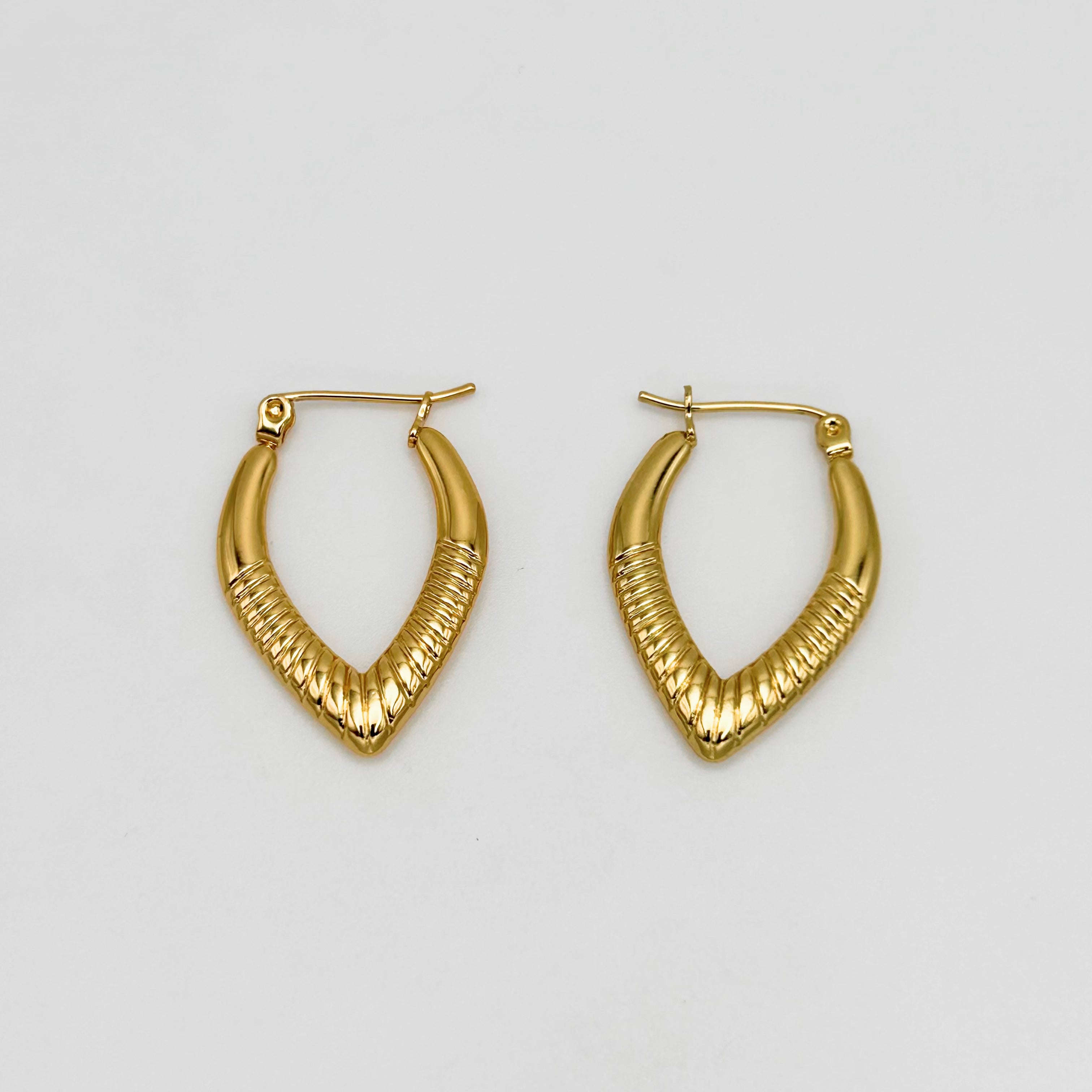 Hoop Earrings - Stainless Steel - UES-1008