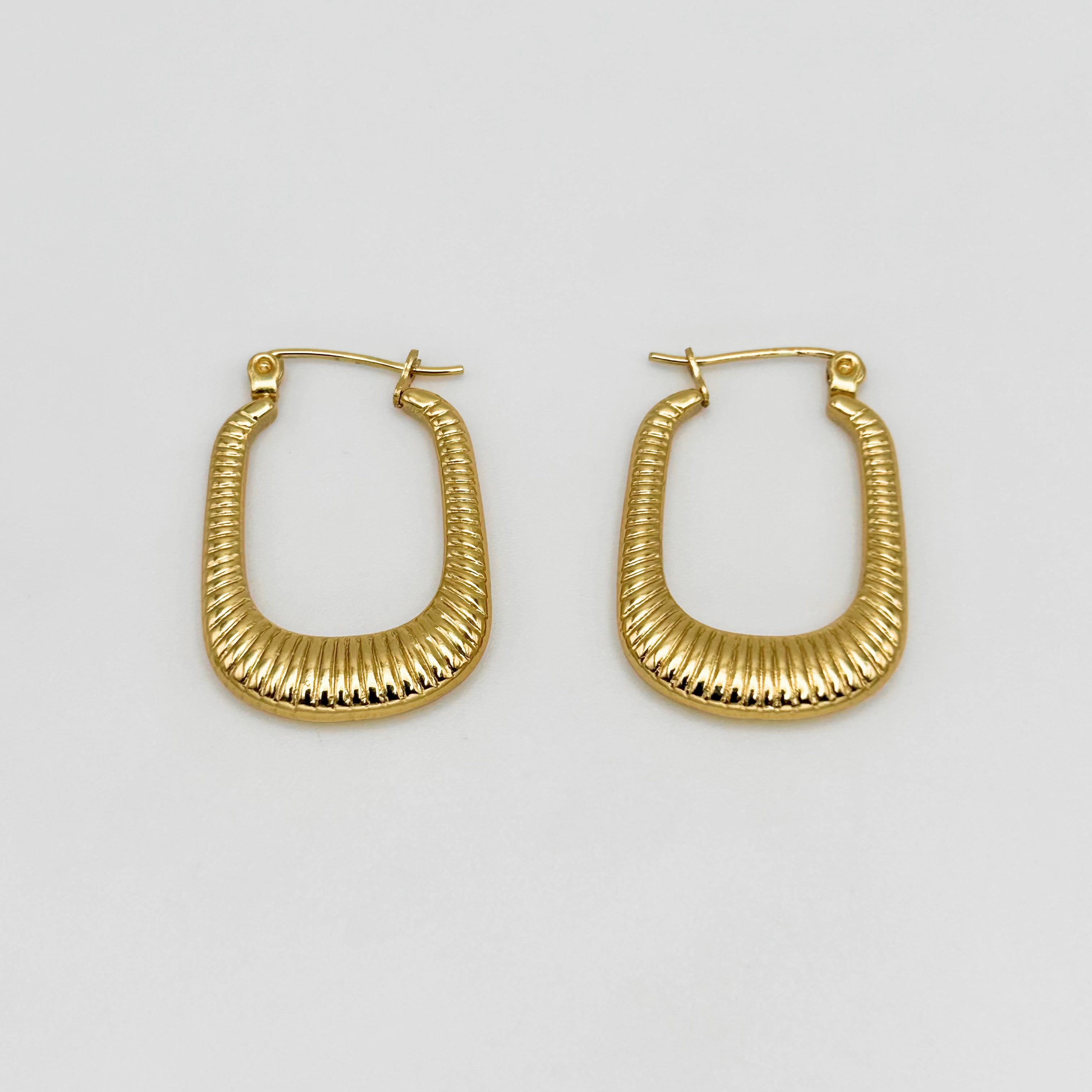 Hoop Earrings - Stainless Steel - UES-1009