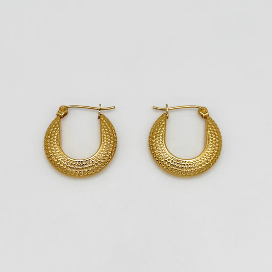 Hoop Earrings - Stainless Steel - UES-1013