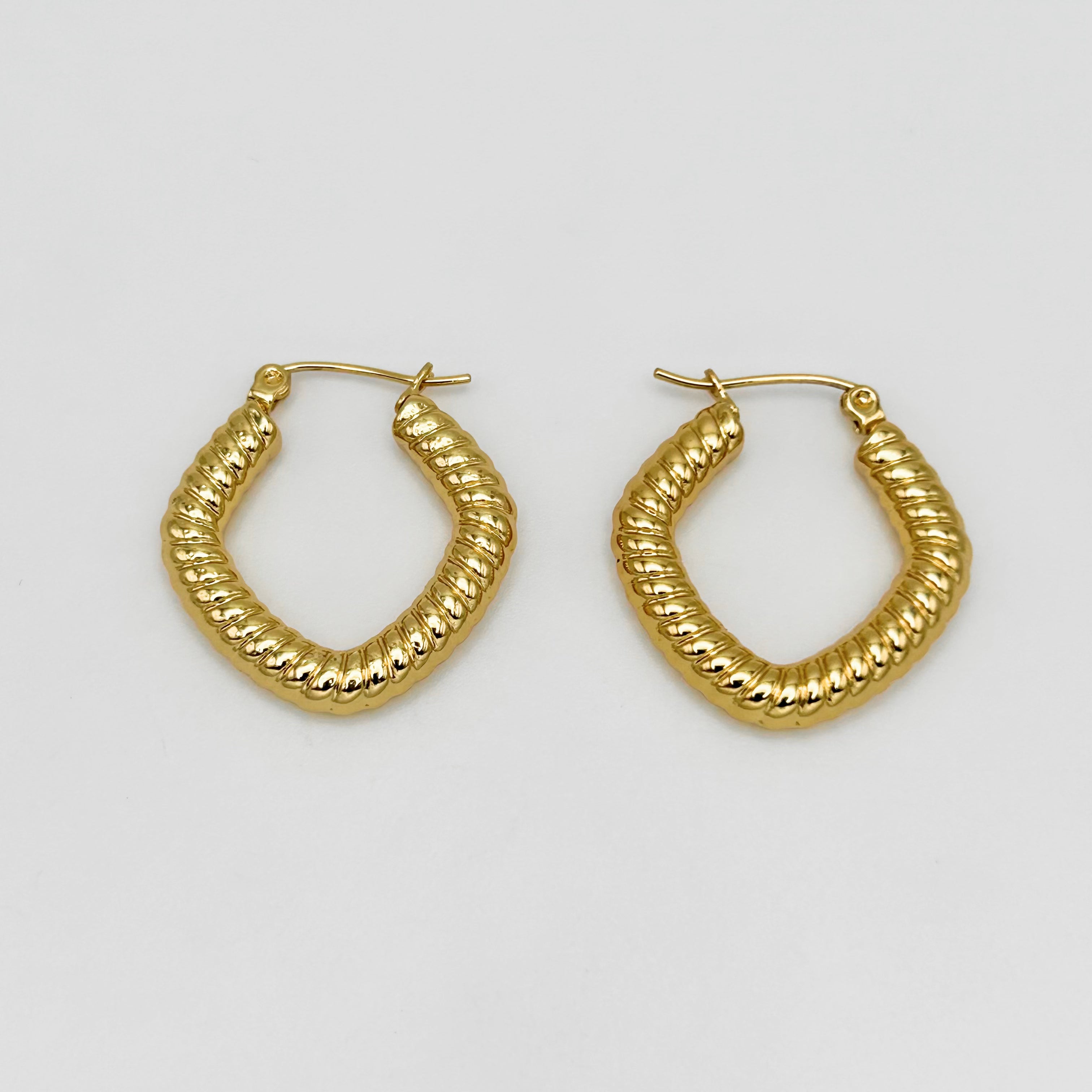 Hoop Earrings - Stainless Steel - UES-1014
