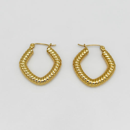 Hoop Earrings - Stainless Steel - UES-1014