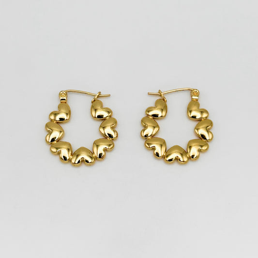 Hoop Earrings - Stainless Steel - UES-1015