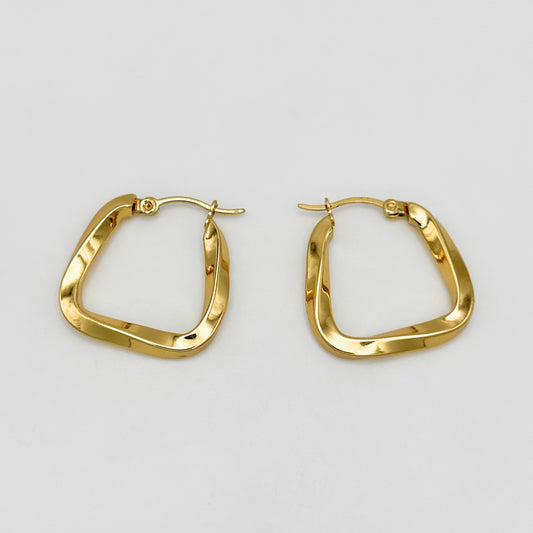 Hoop Earrings - Stainless Steel - UES-1016