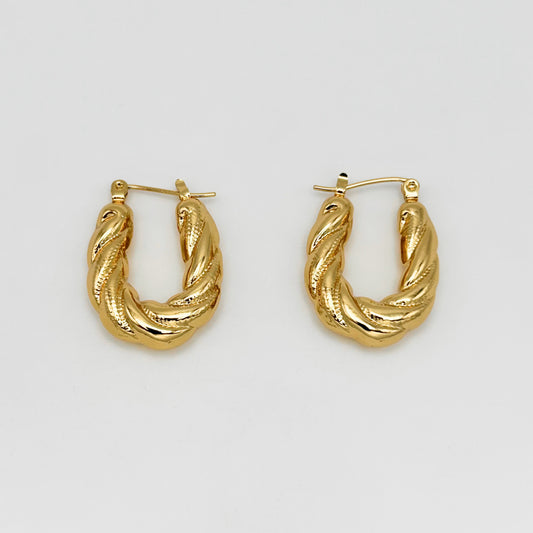 Hoop Earrings - Stainless Steel - UES-1019