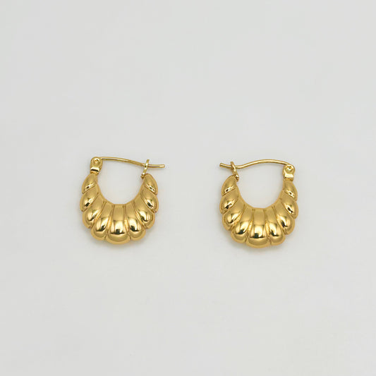 Hoop Earrings - Stainless Steel - UES-1023