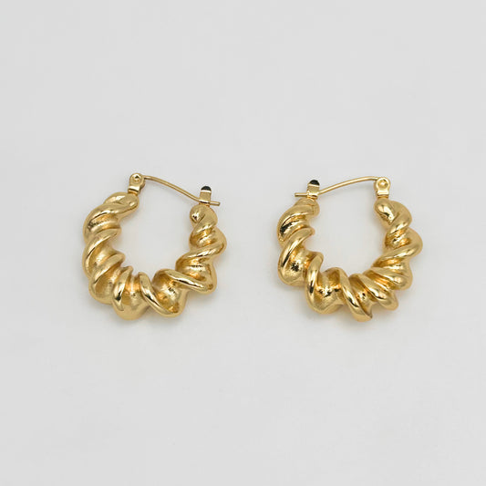 Hoop Earrings - Stainless Steel - UES-1024