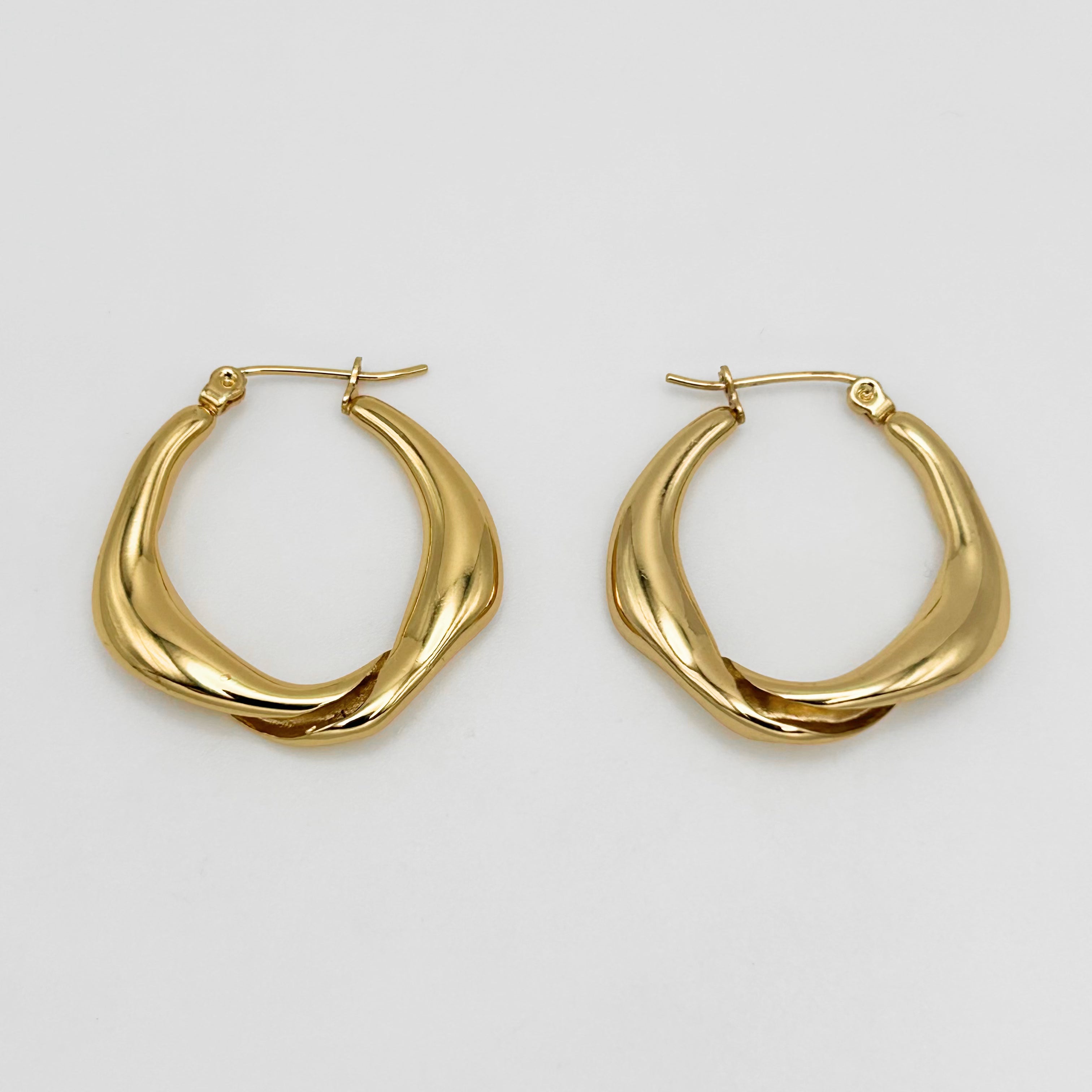 Hoop Earrings - Stainless Steel - UES-1025