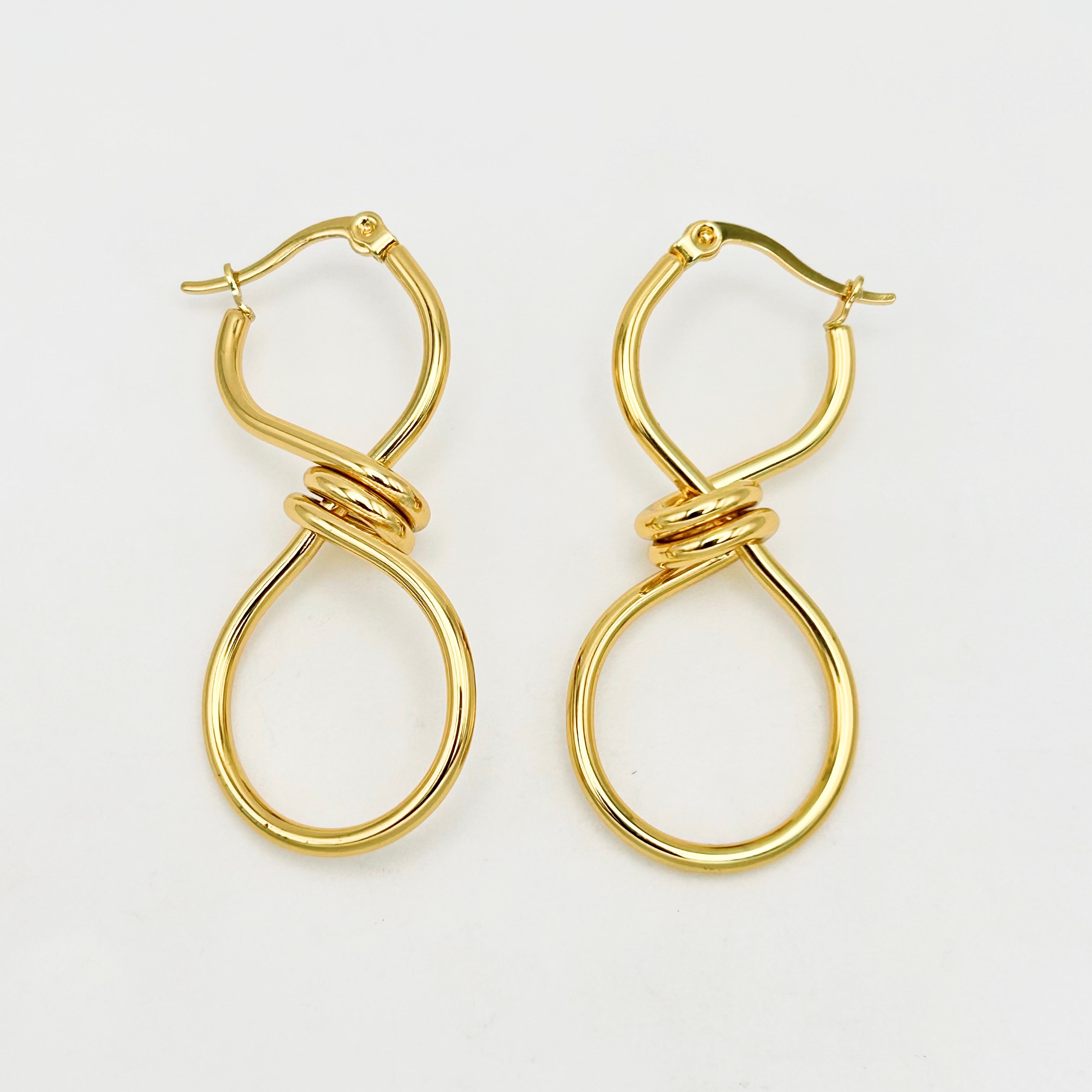 Hoop Earrings - Stainless Steel - UES-1026