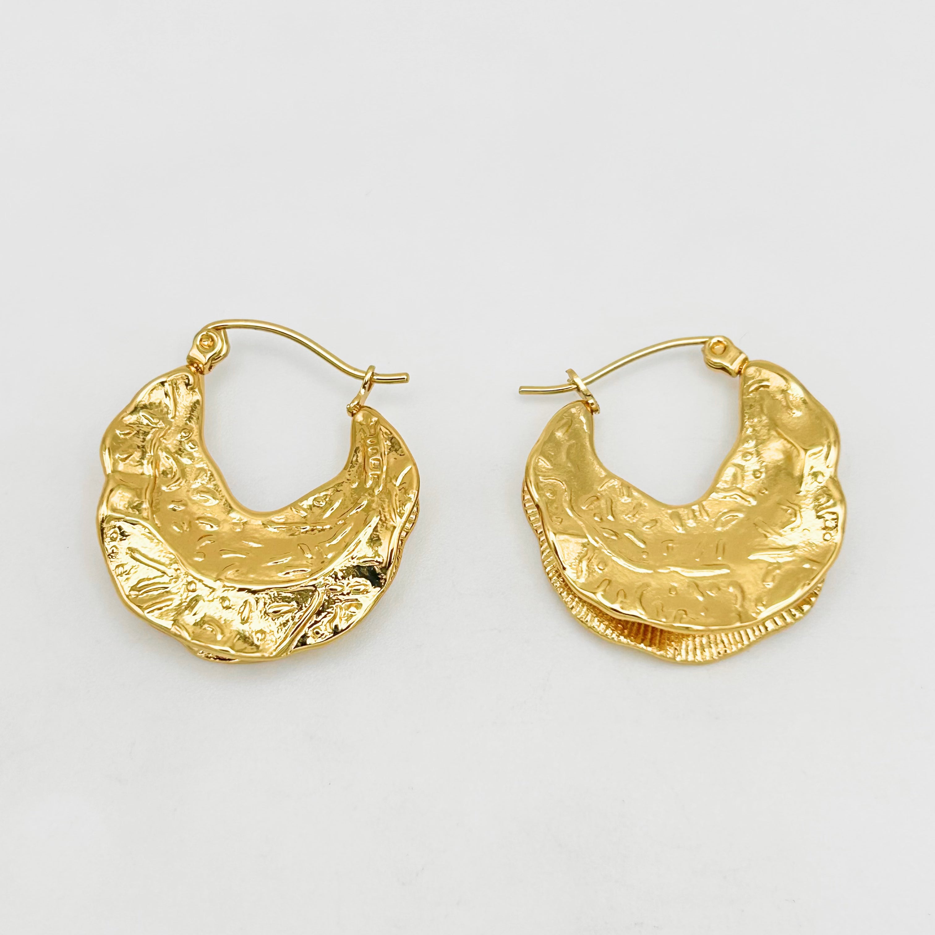 Hoop Earrings - Stainless Steel - UES-1029