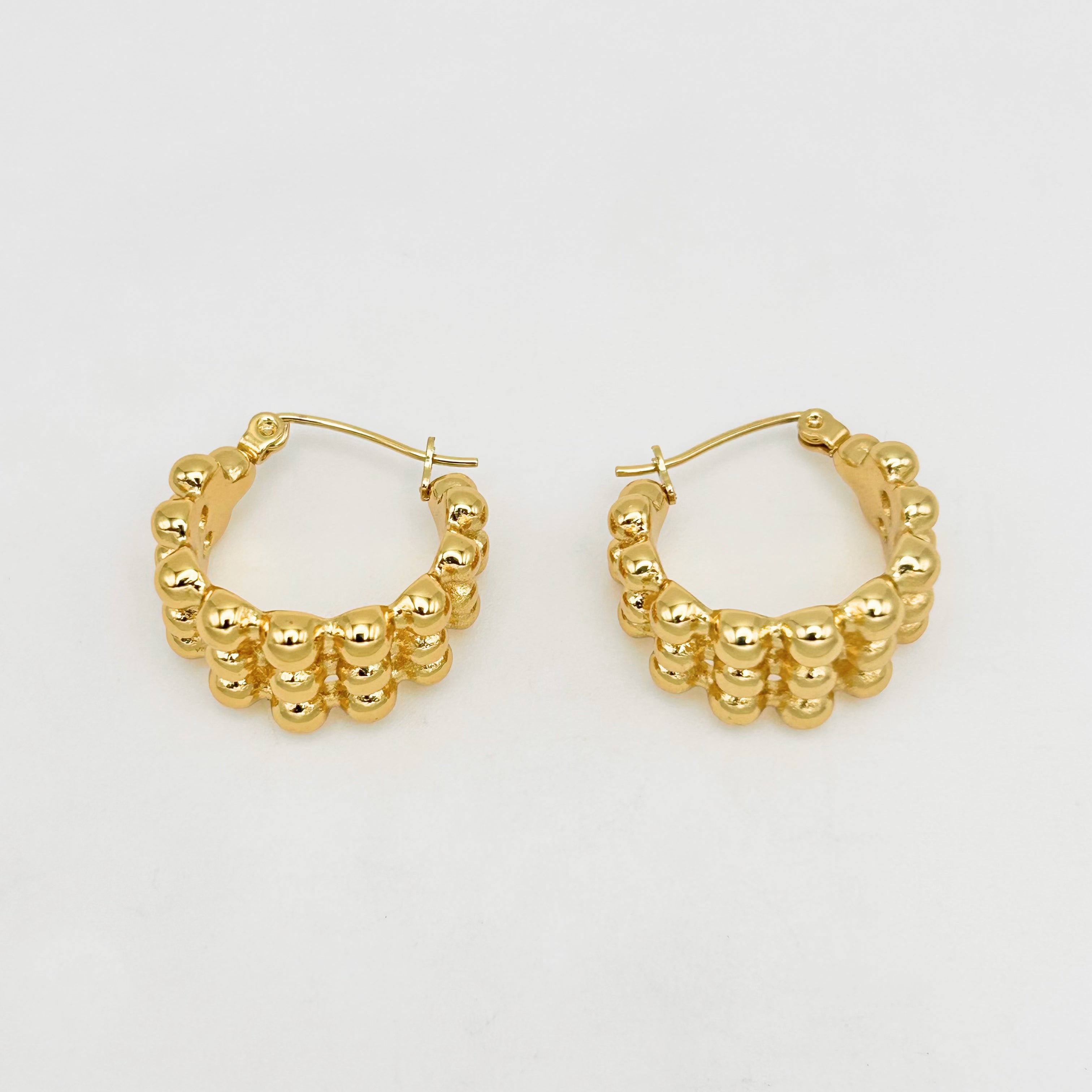 Hoop Earrings - Stainless Steel - UES-1030