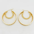 Hoop Earrings - Stainless Steel - UES-1031