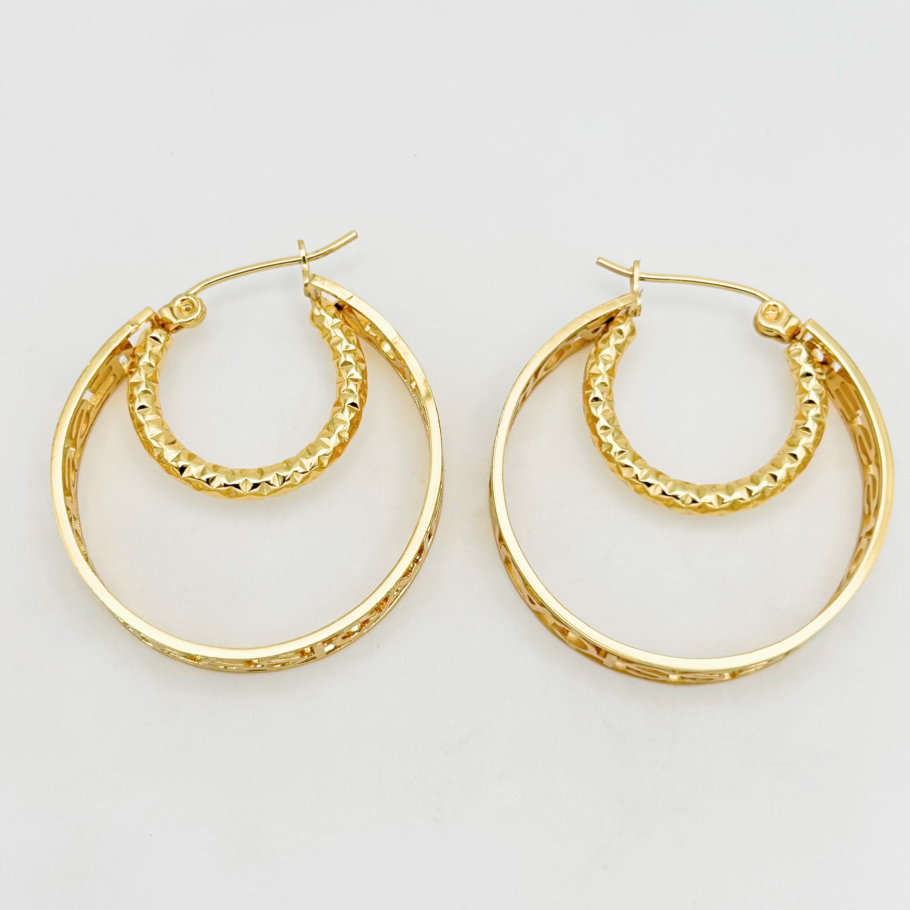 Hoop Earrings - Stainless Steel - UES-1031