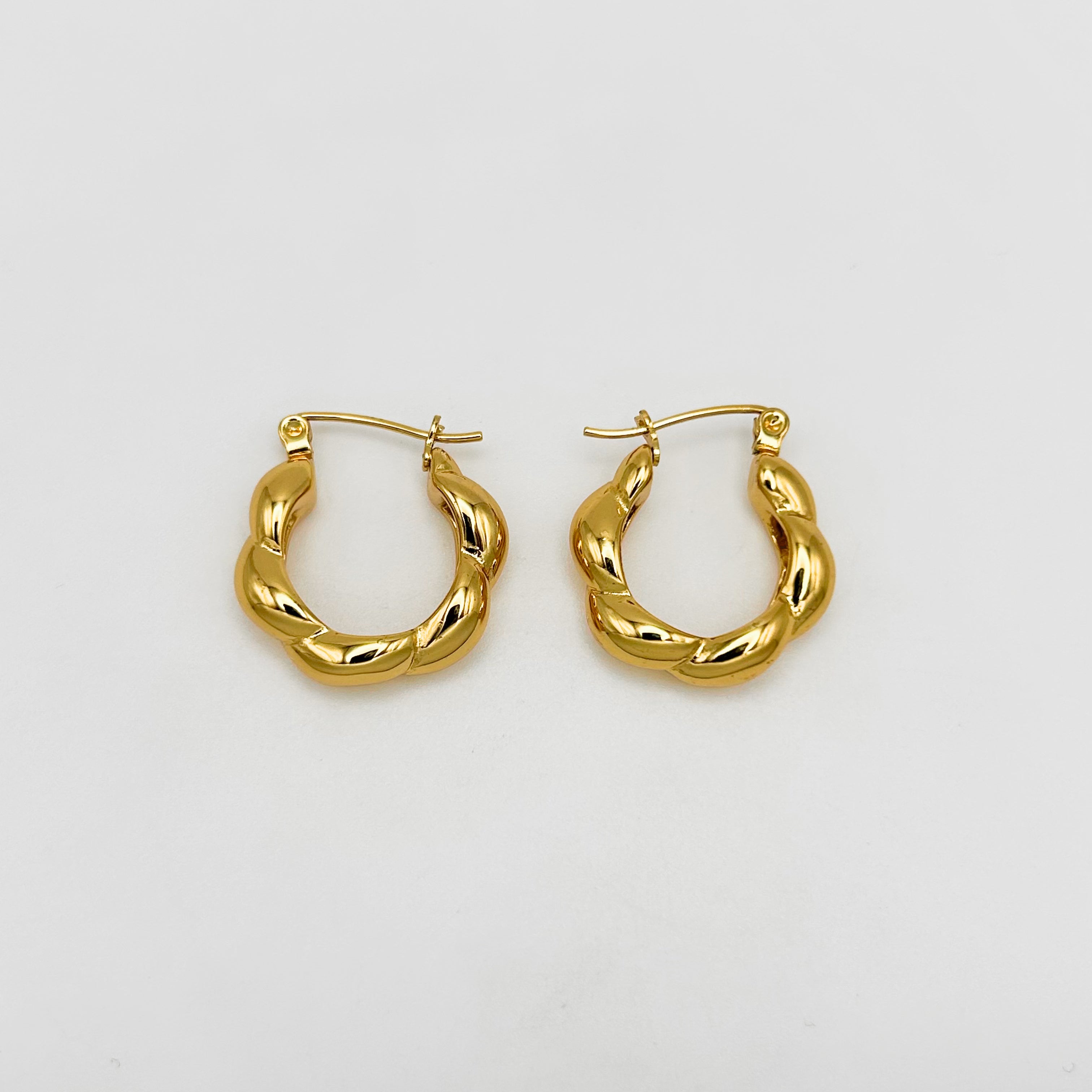 Hoop Earrings - Stainless Steel - UES-1033