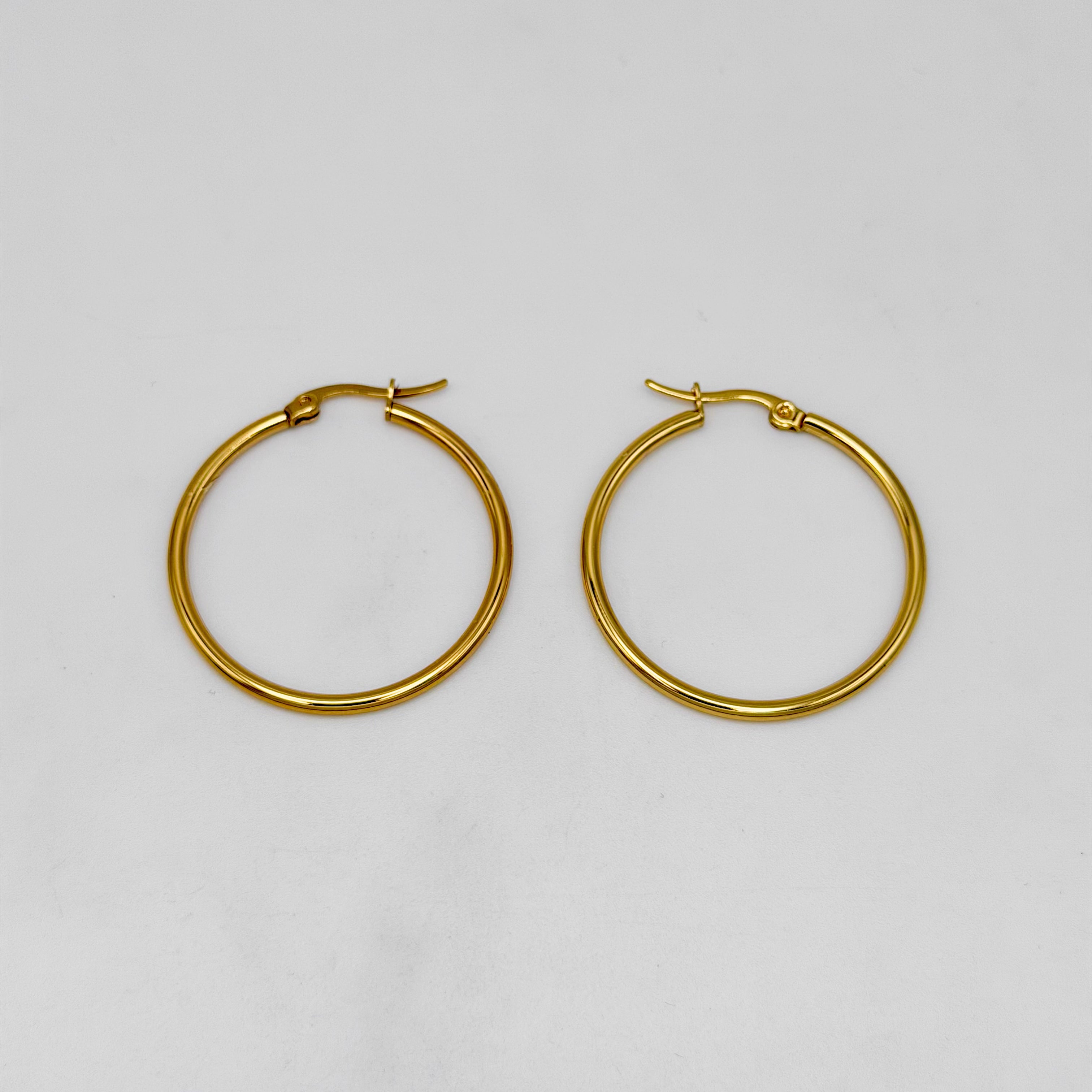 Hoop Earrings - Stainless Steel - UES-1034