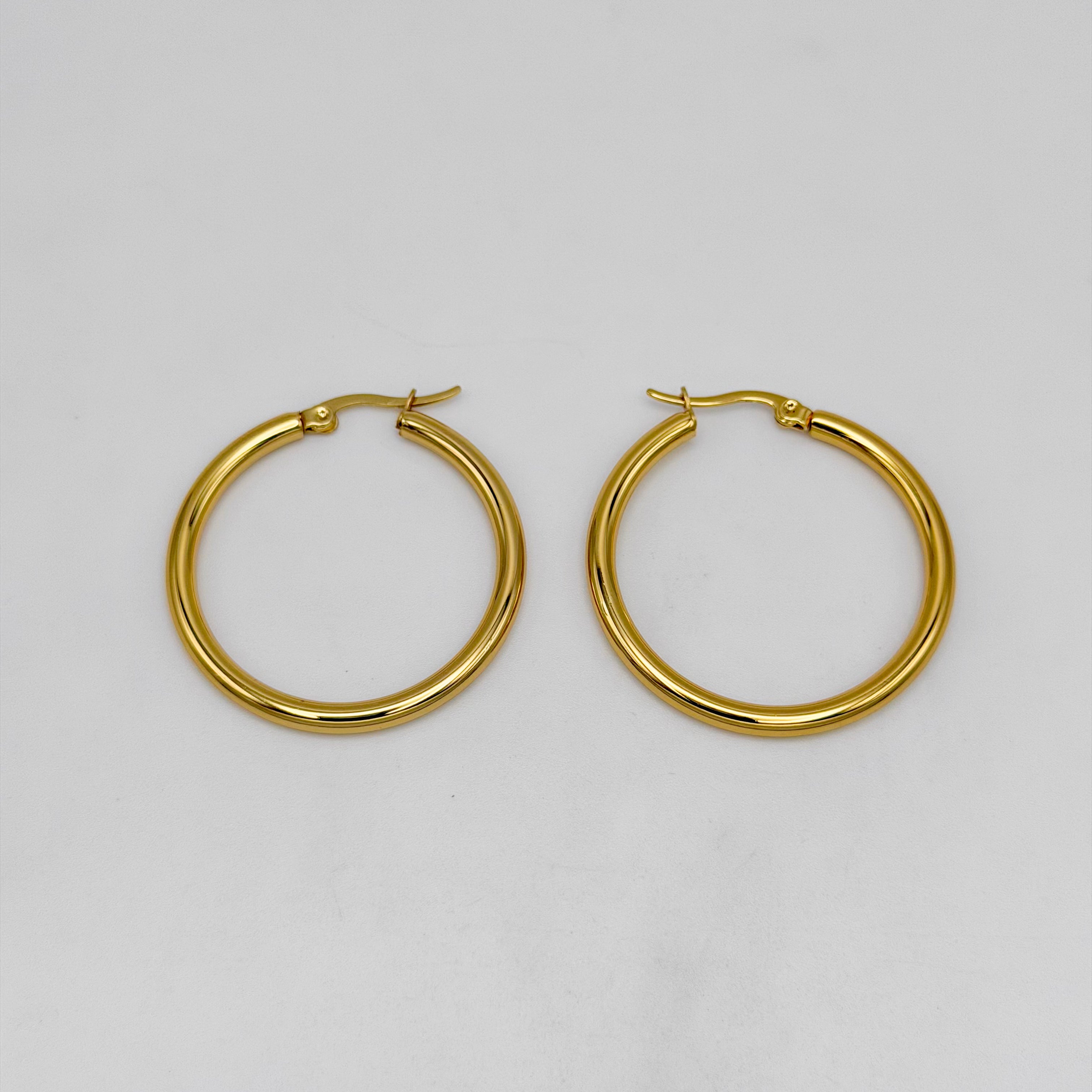 Hoop Earrings - Stainless Steel - UES-1034