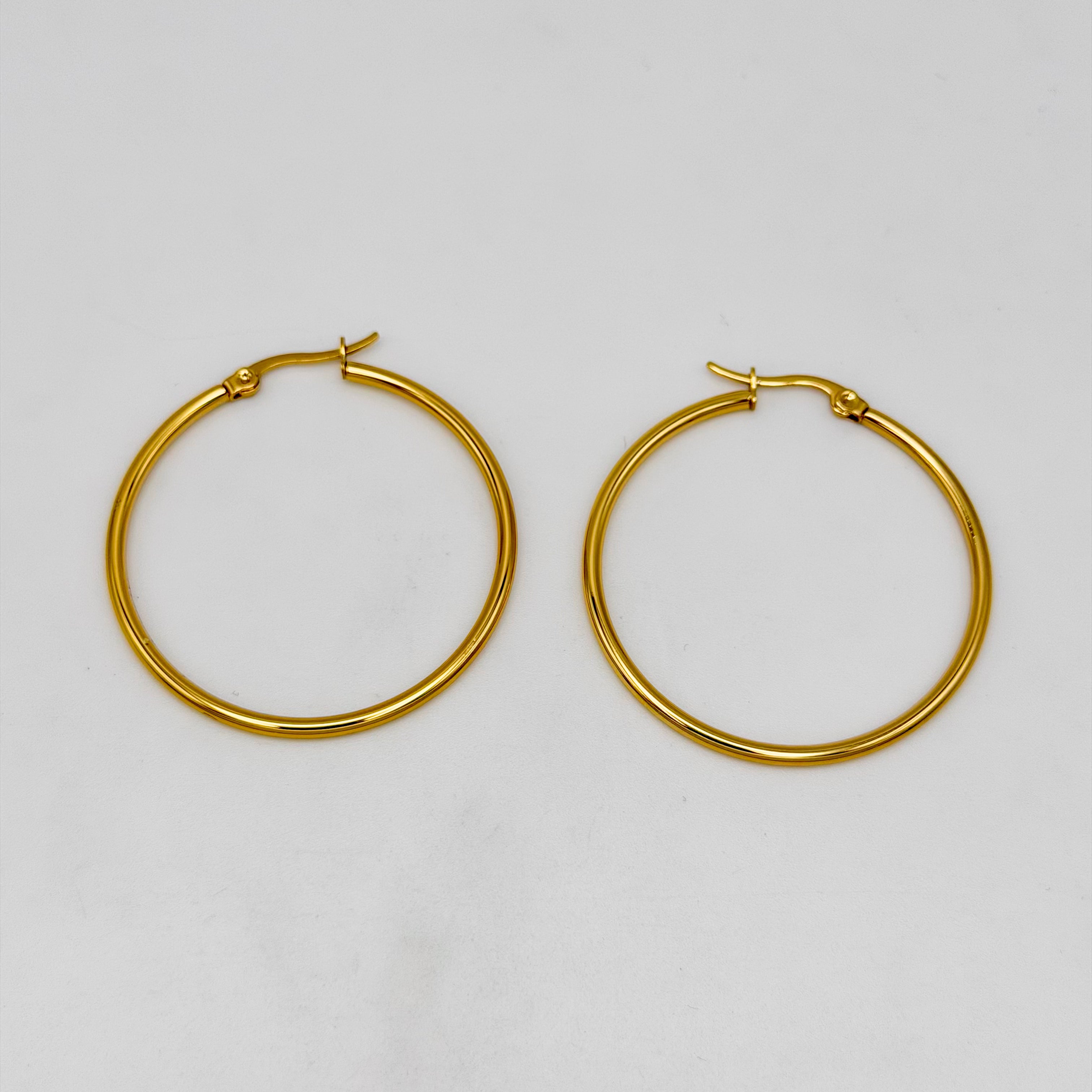 Hoop Earrings - Stainless Steel - UES-1034