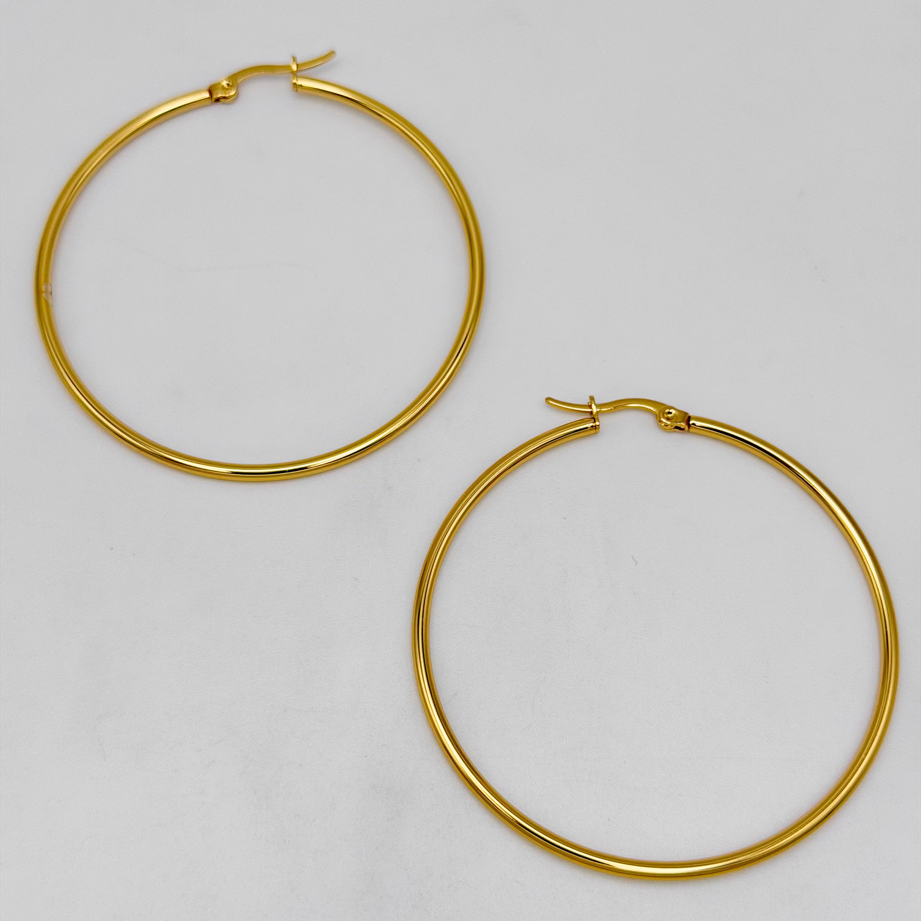 Hoop Earrings - Stainless Steel - UES-1034