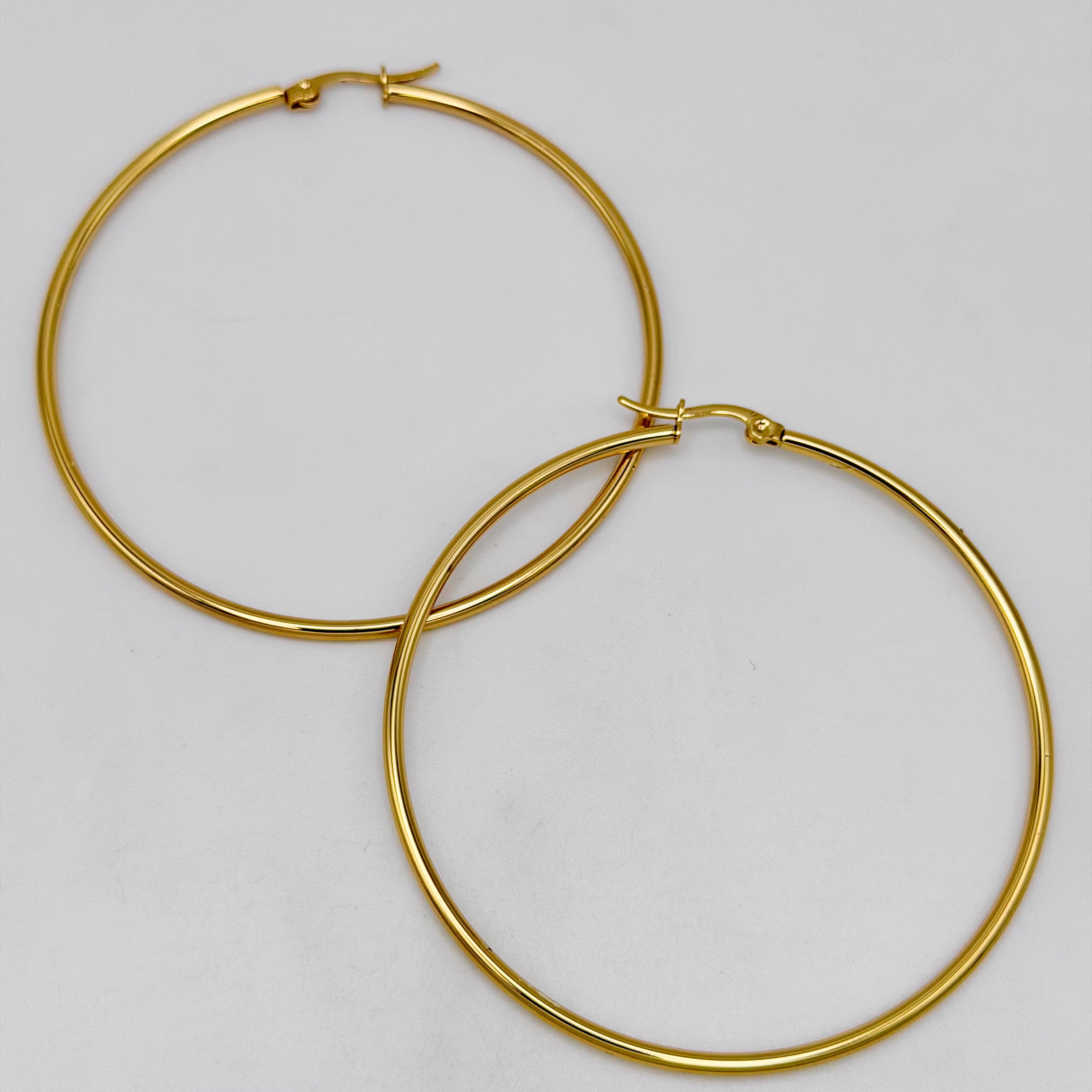 Hoop Earrings - Stainless Steel - UES-1034