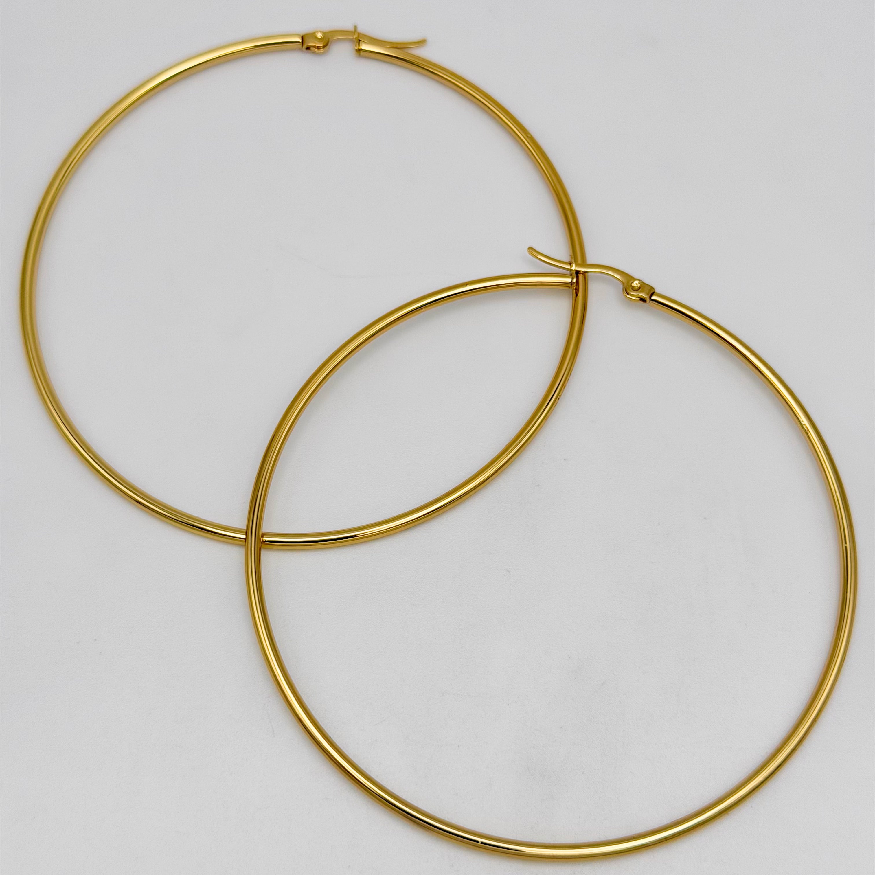 Hoop Earrings - Stainless Steel - UES-1034