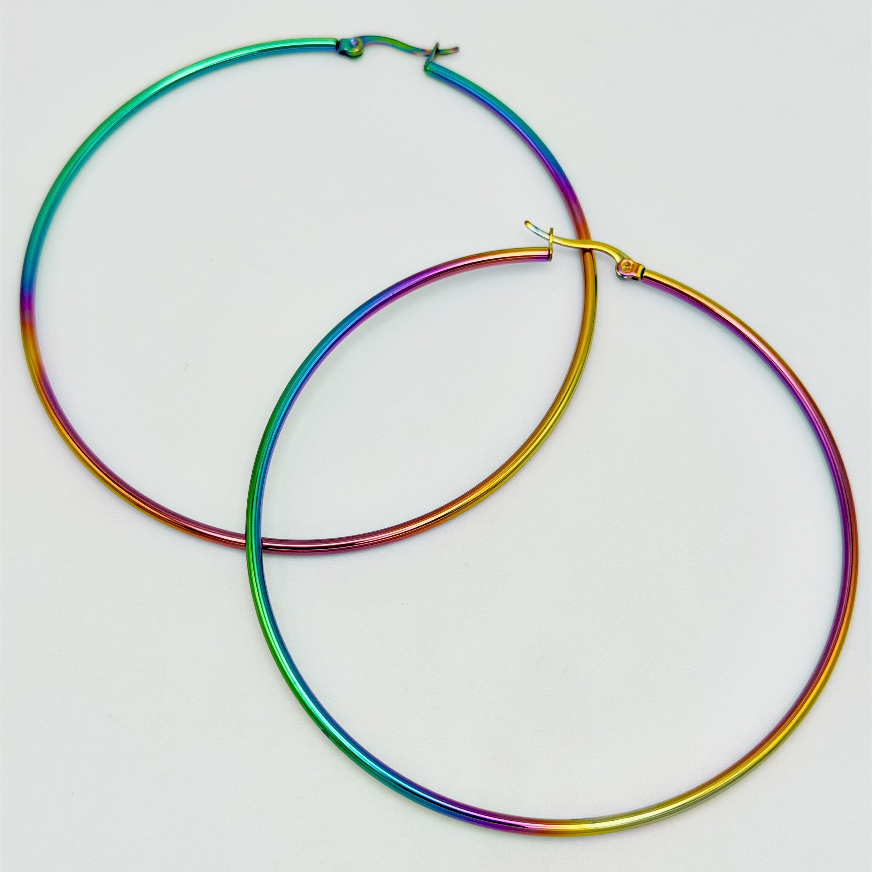 Hoop Earrings - Stainless Steel - UES-1034