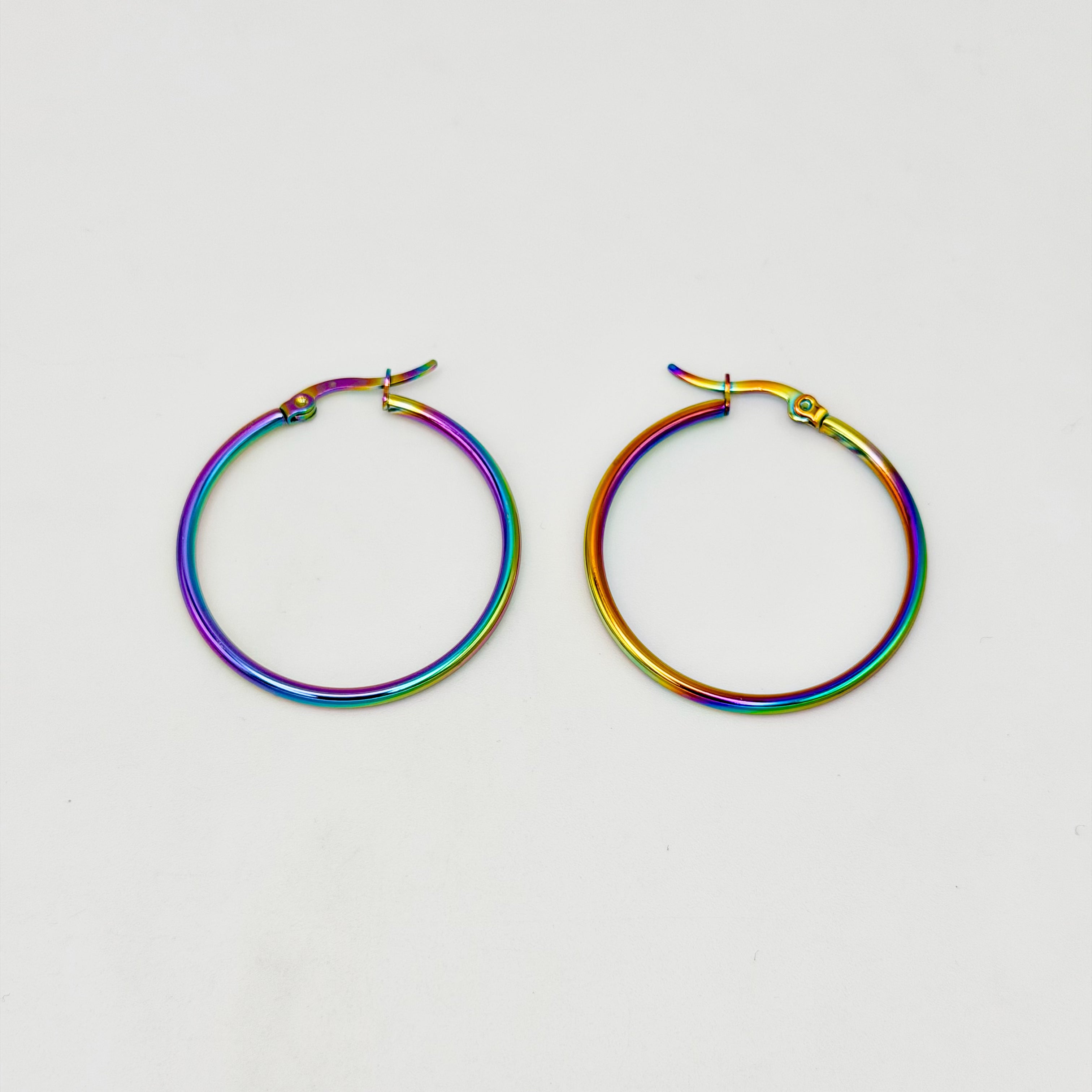 Hoop Earrings - Stainless Steel - UES-1034