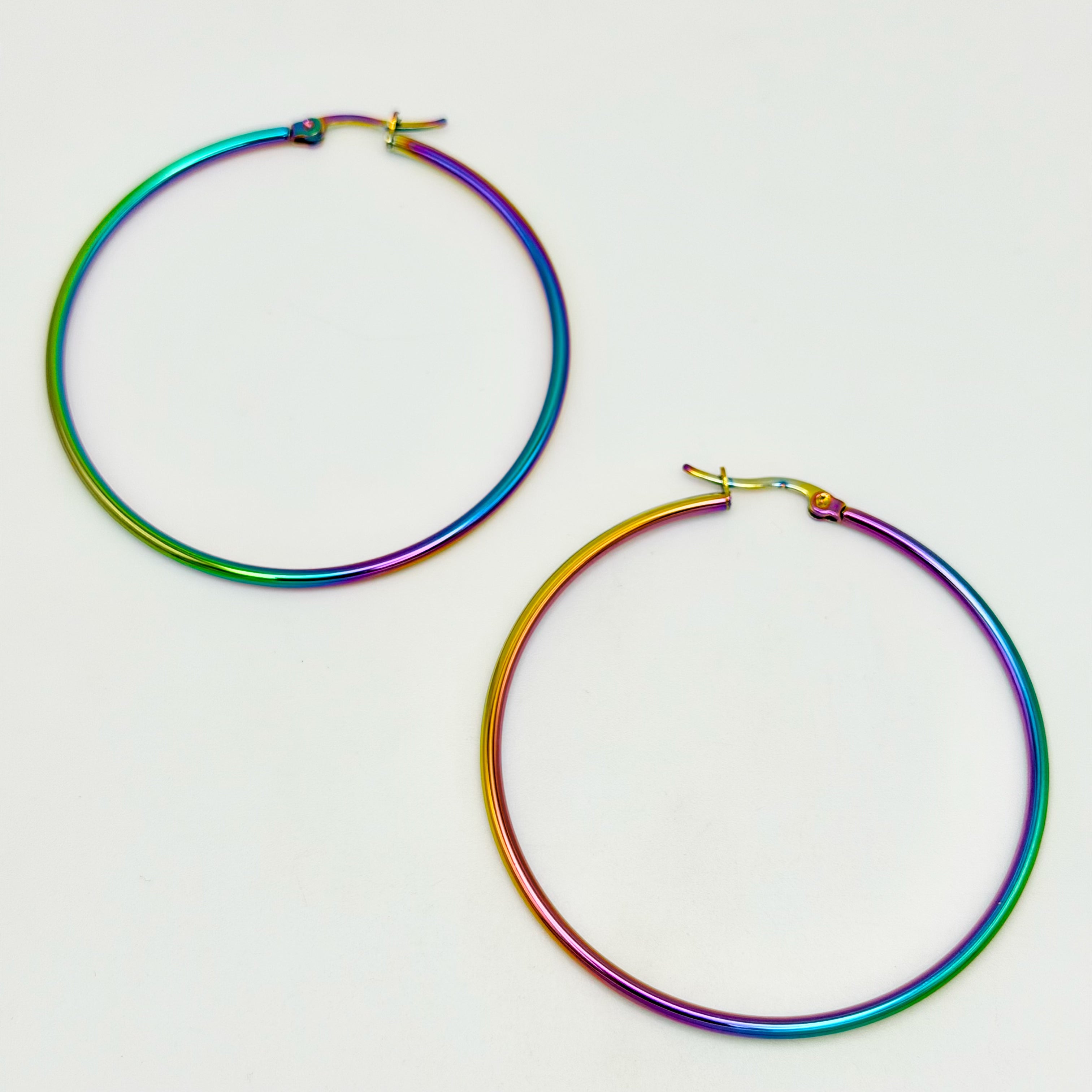 Hoop Earrings - Stainless Steel - UES-1034
