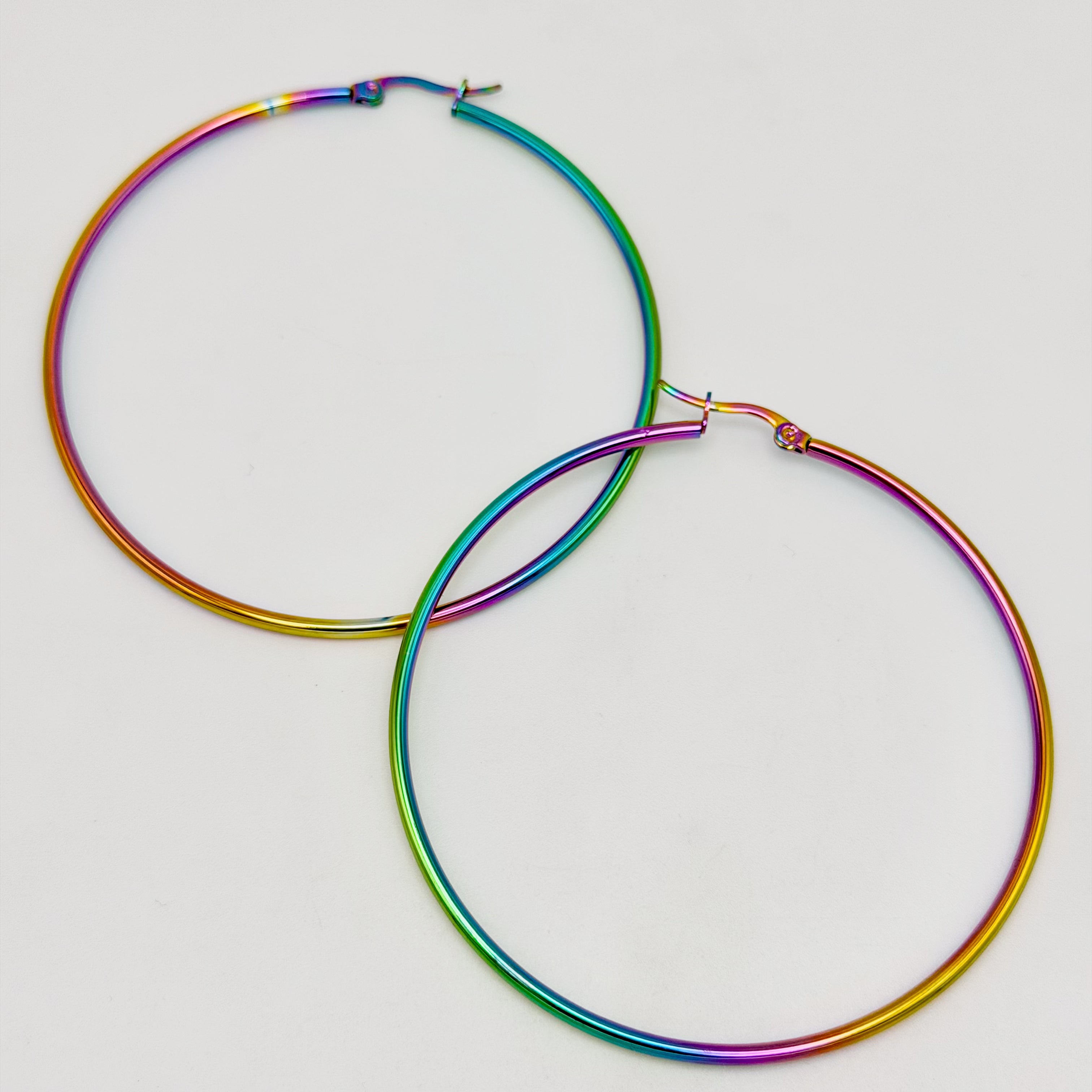 Hoop Earrings - Stainless Steel - UES-1034