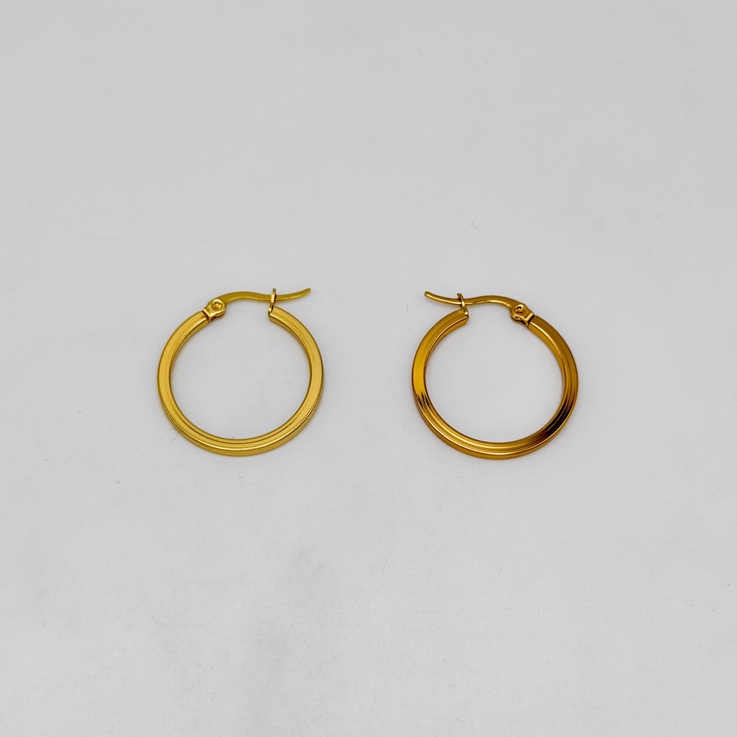 Hoop Earrings - Stainless Steel - UES-1036