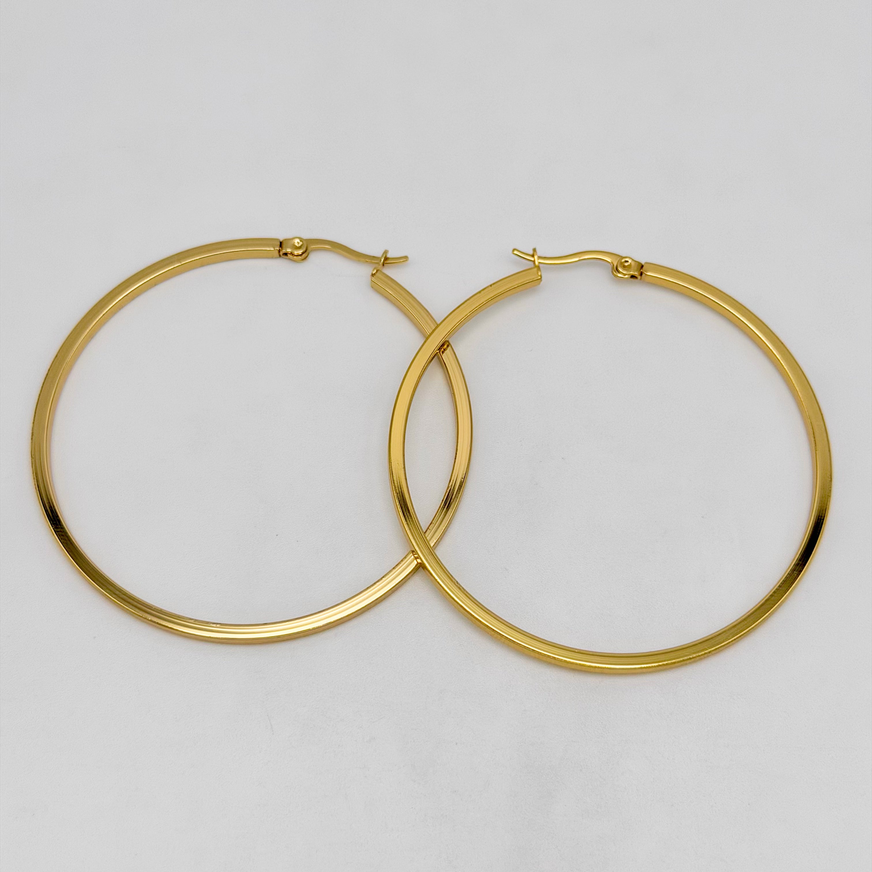 Hoop Earrings - Stainless Steel - UES-1036