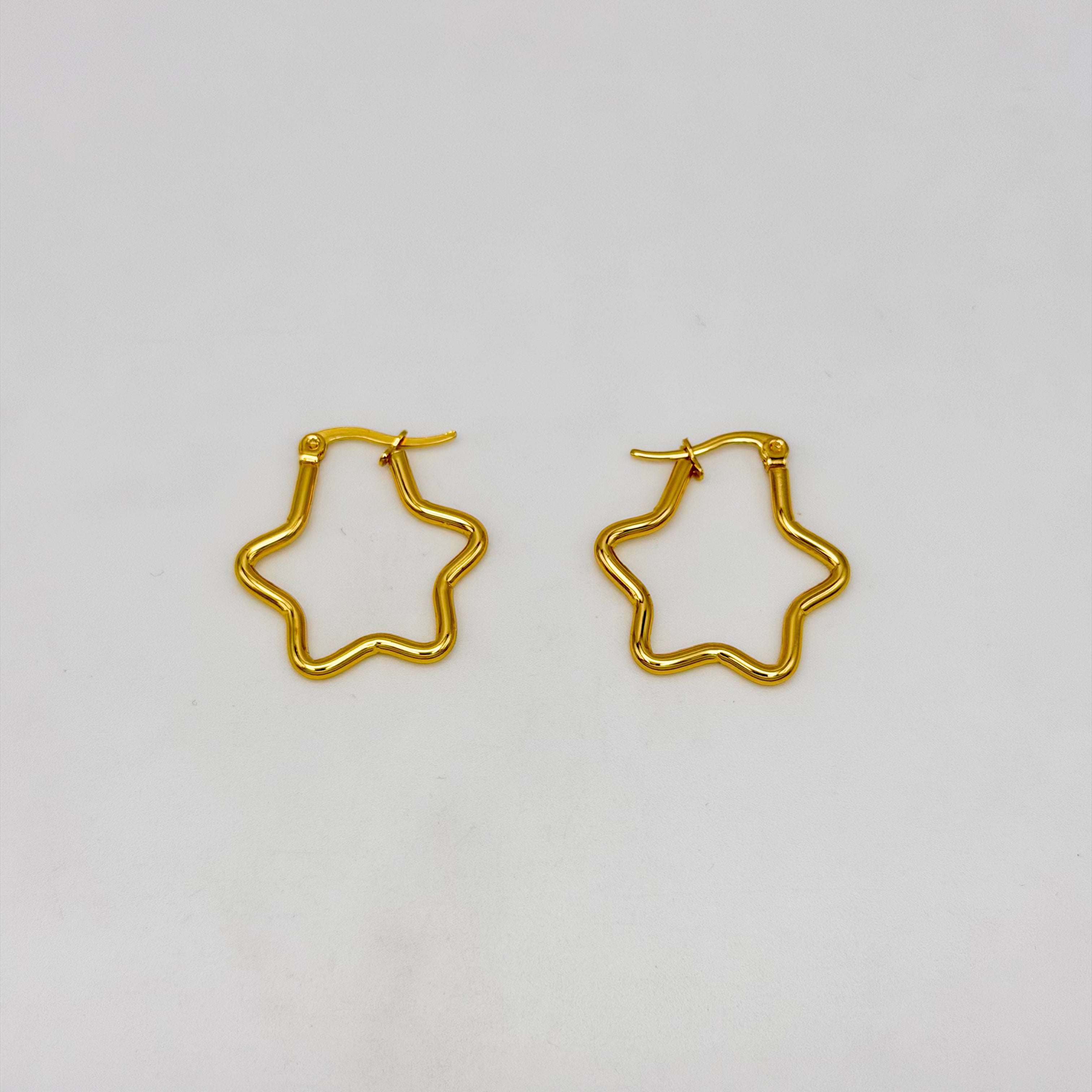 Hoop Earrings - Stainless Steel - UES-1037