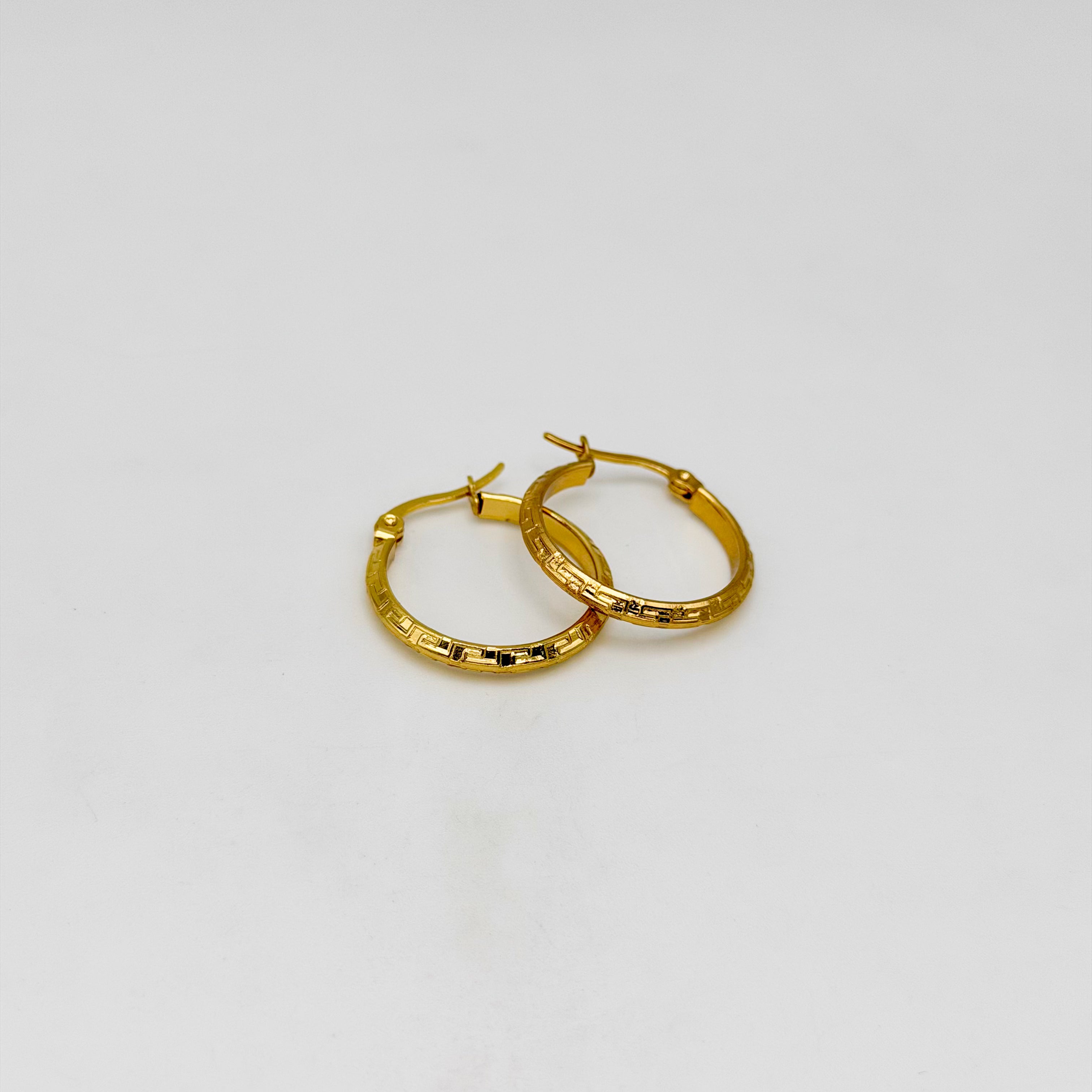 Hoop Earrings - Stainless Steel - UES-1039