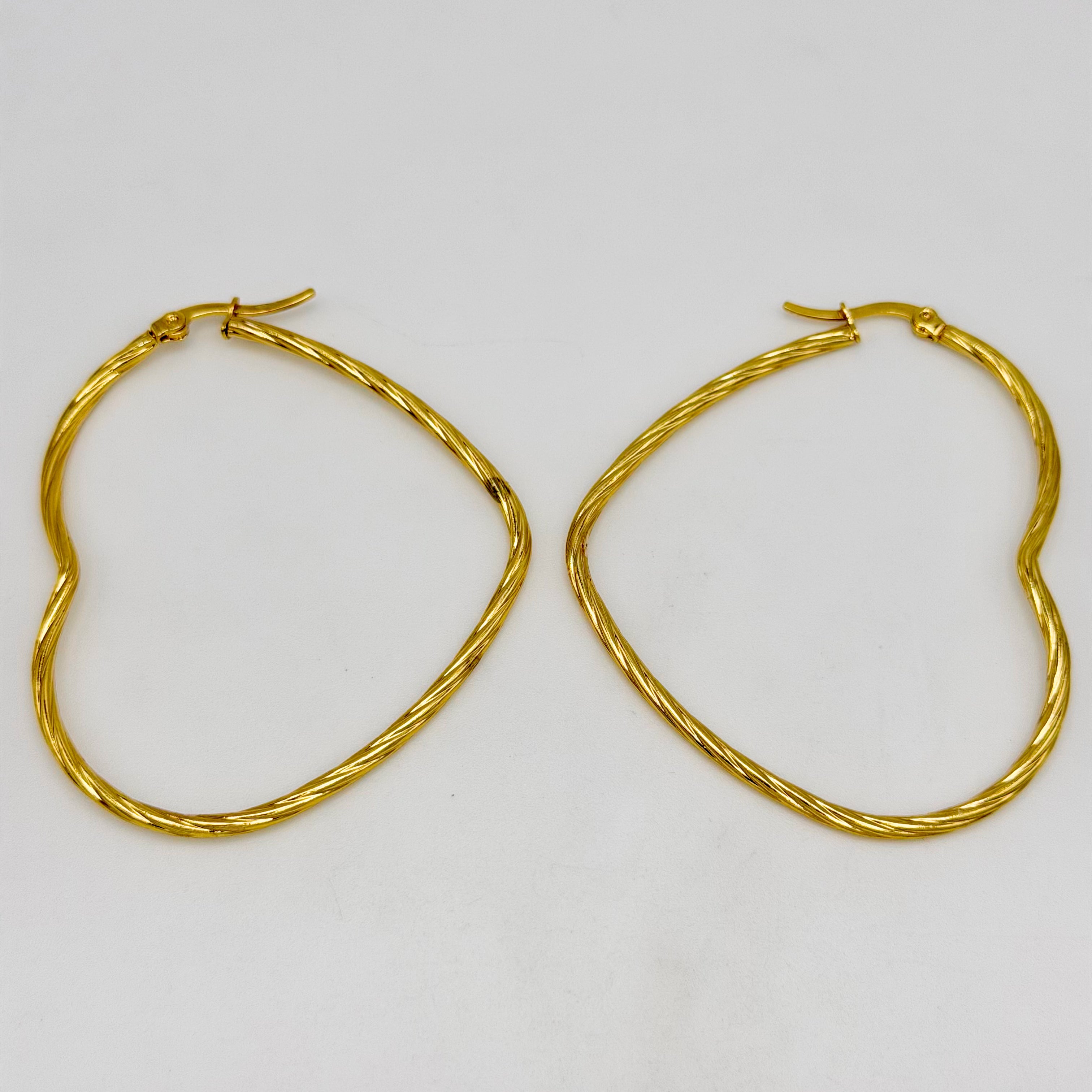 Hoop Earrings - Stainless Steel - UES-1040