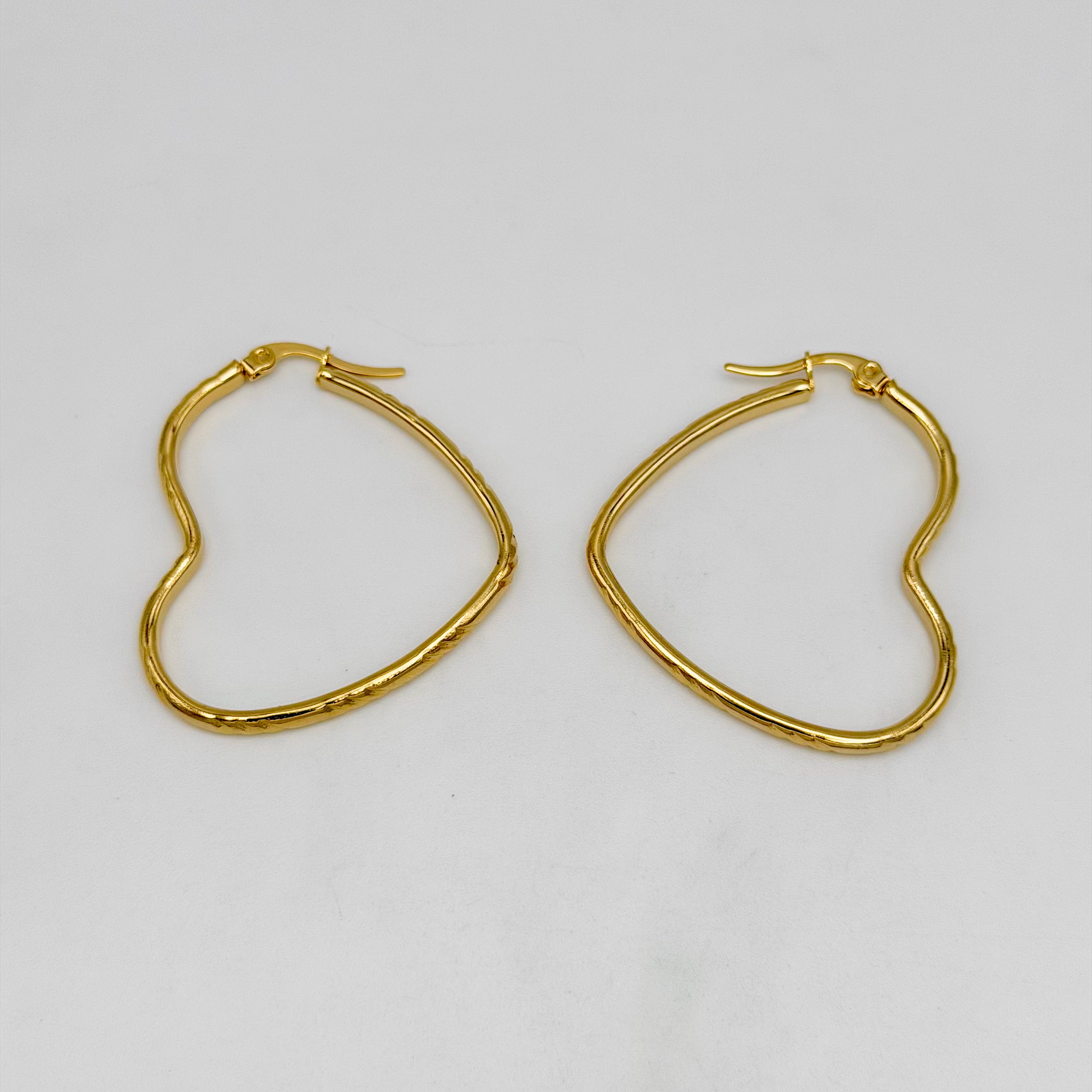 Hoop Earrings - Stainless Steel - UES-1040