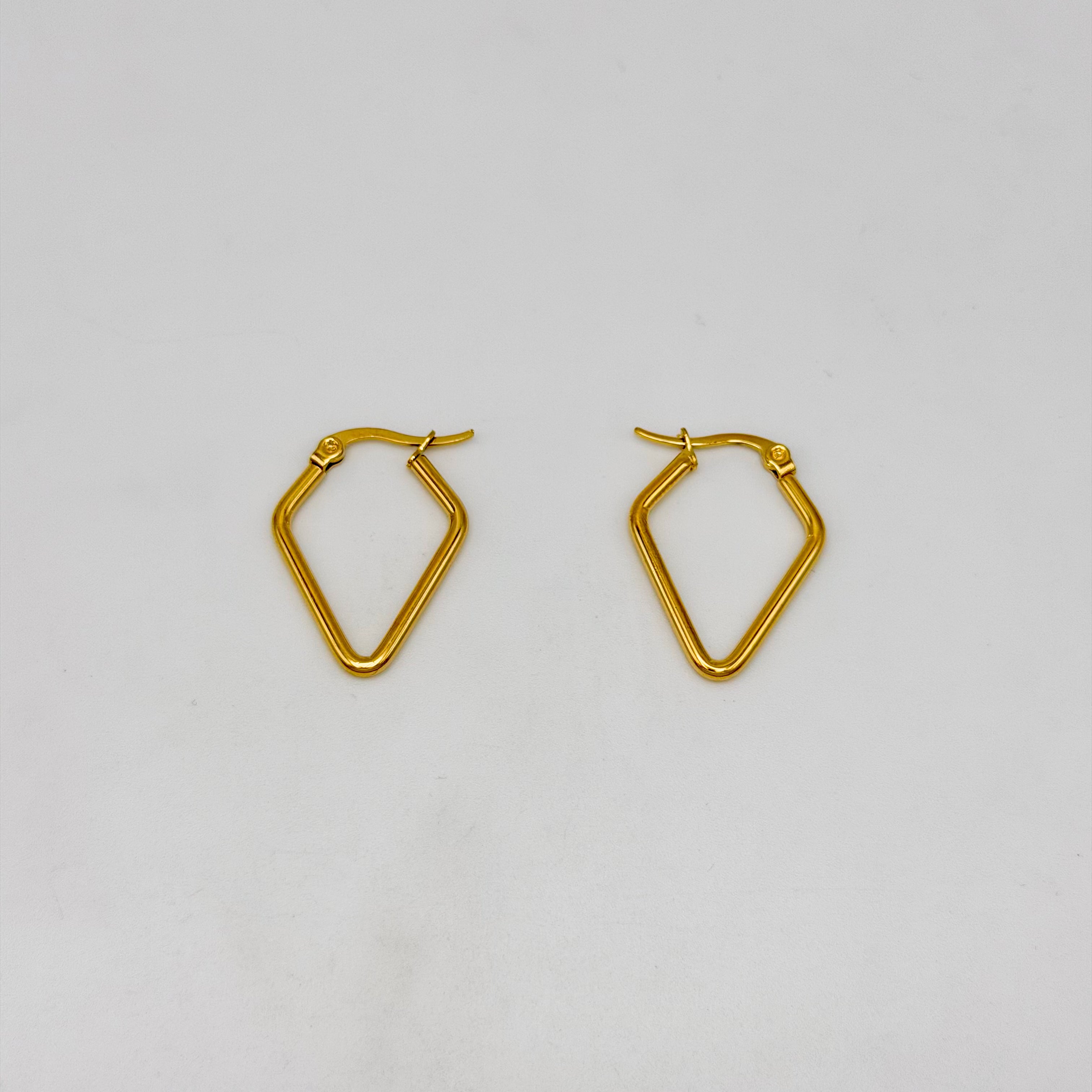 Hoop Earrings - Stainless Steel - UES-1041