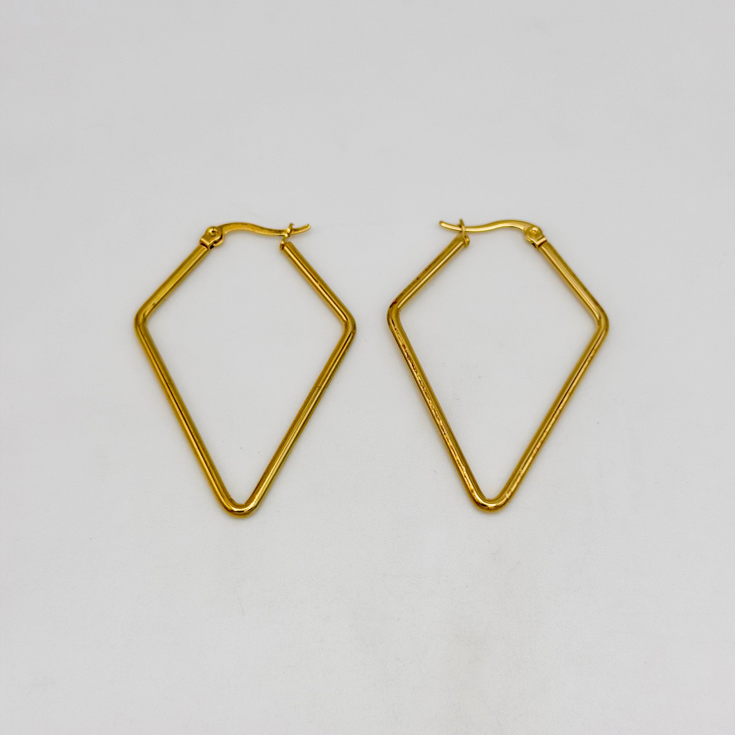 Hoop Earrings - Stainless Steel - UES-1041