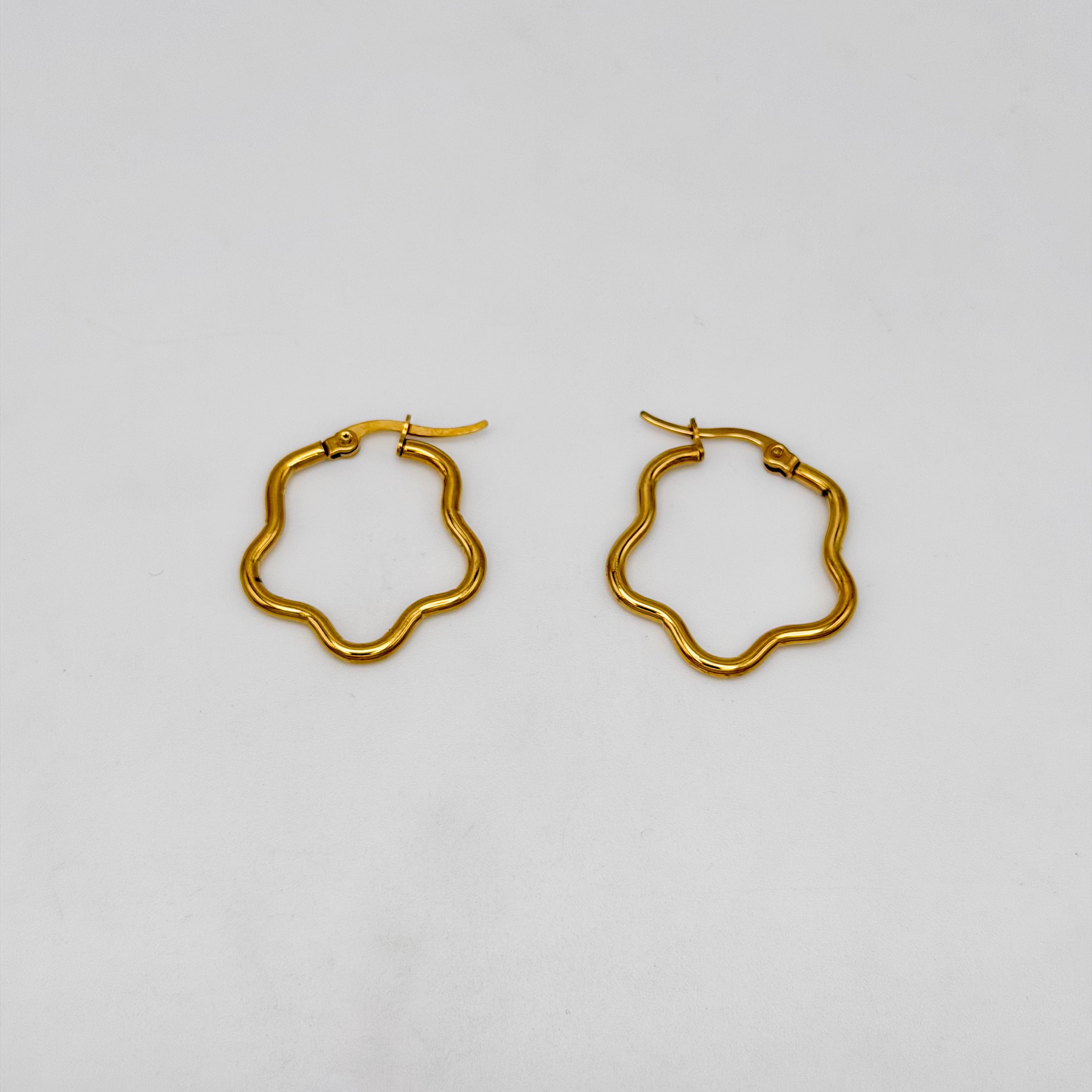 Hoop Earrings - Stainless Steel - UES-1042
