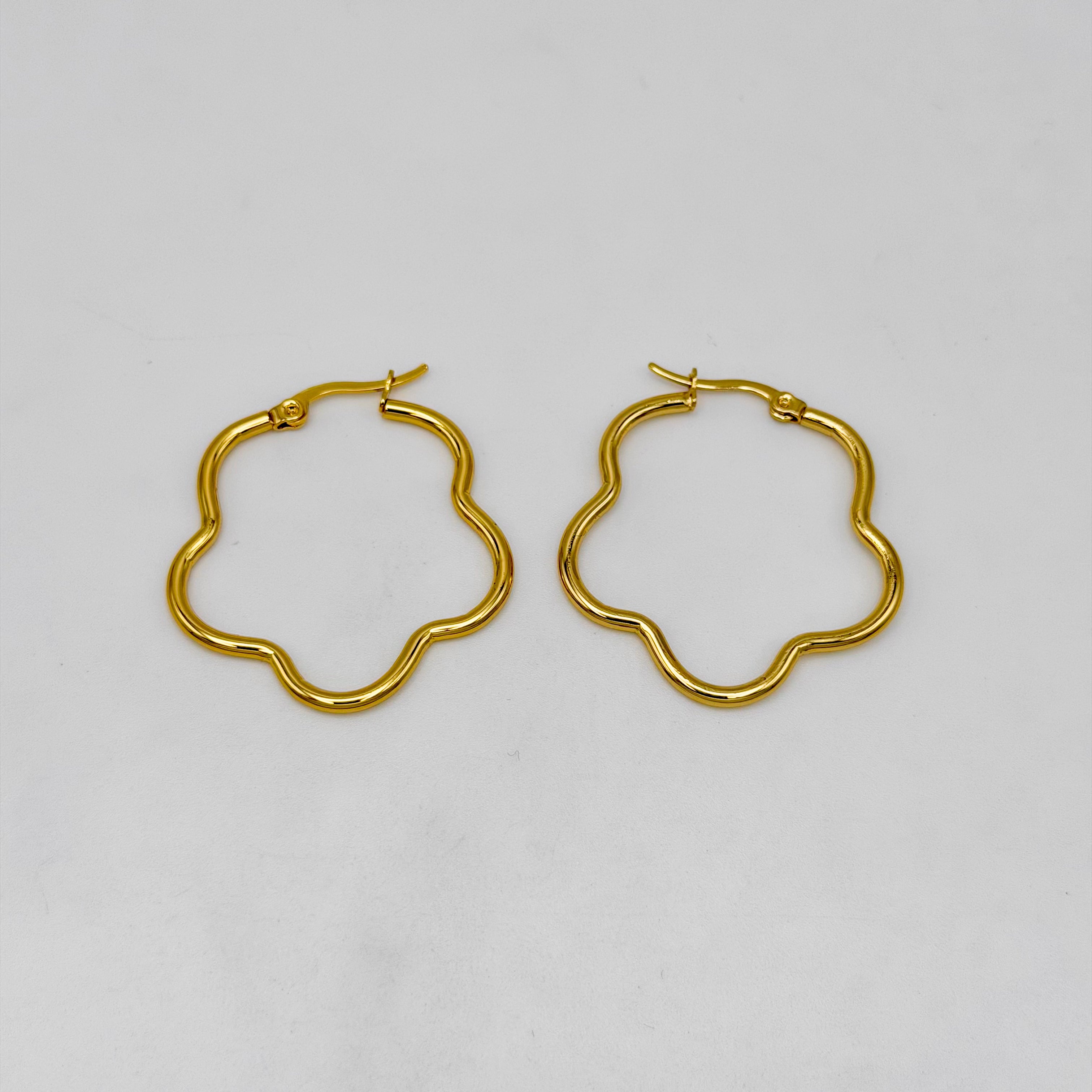 Hoop Earrings - Stainless Steel - UES-1042