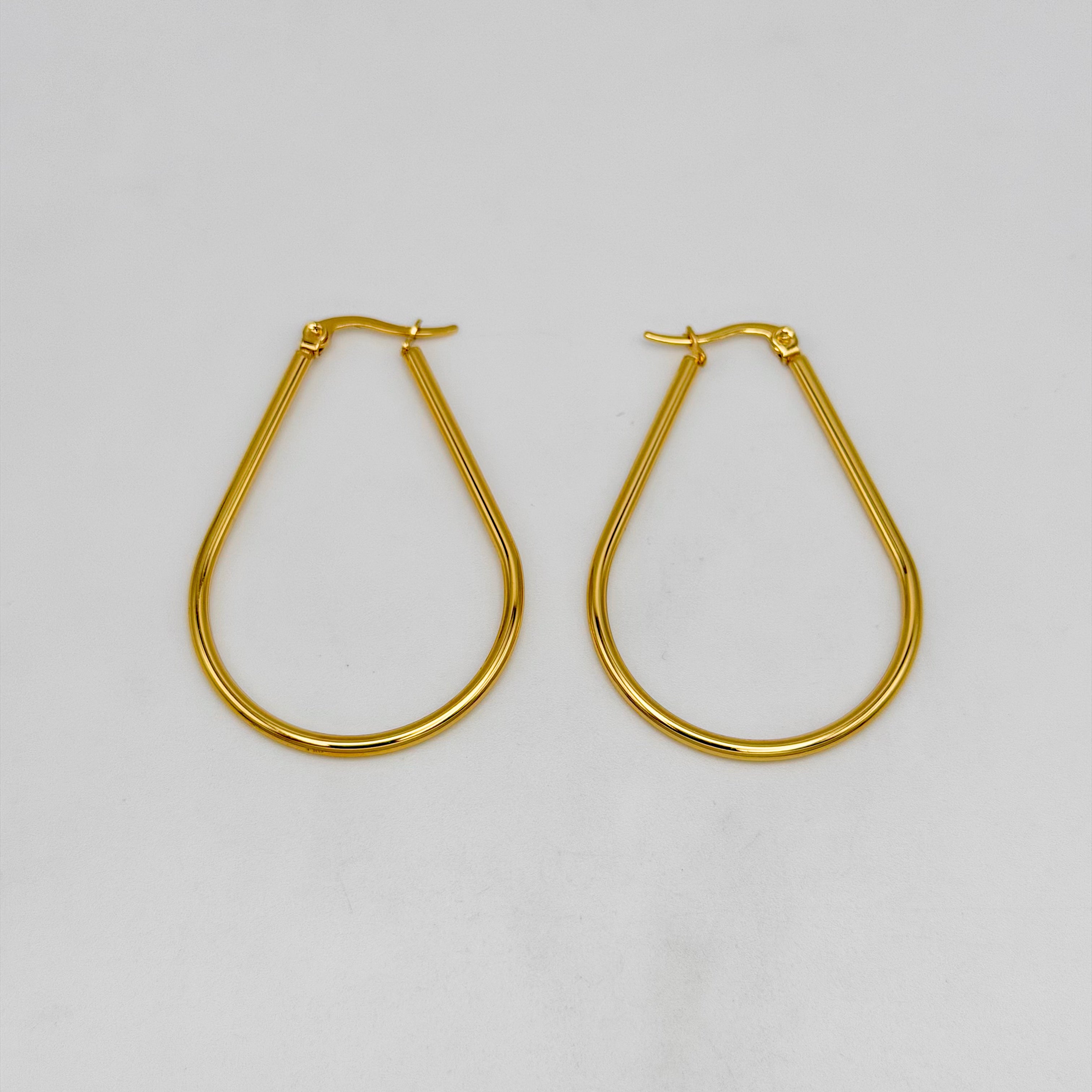 Hoop Earrings - Stainless Steel - UES-1043