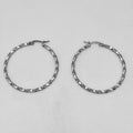 Hoop Earrings - Stainless Steel - UES-1044