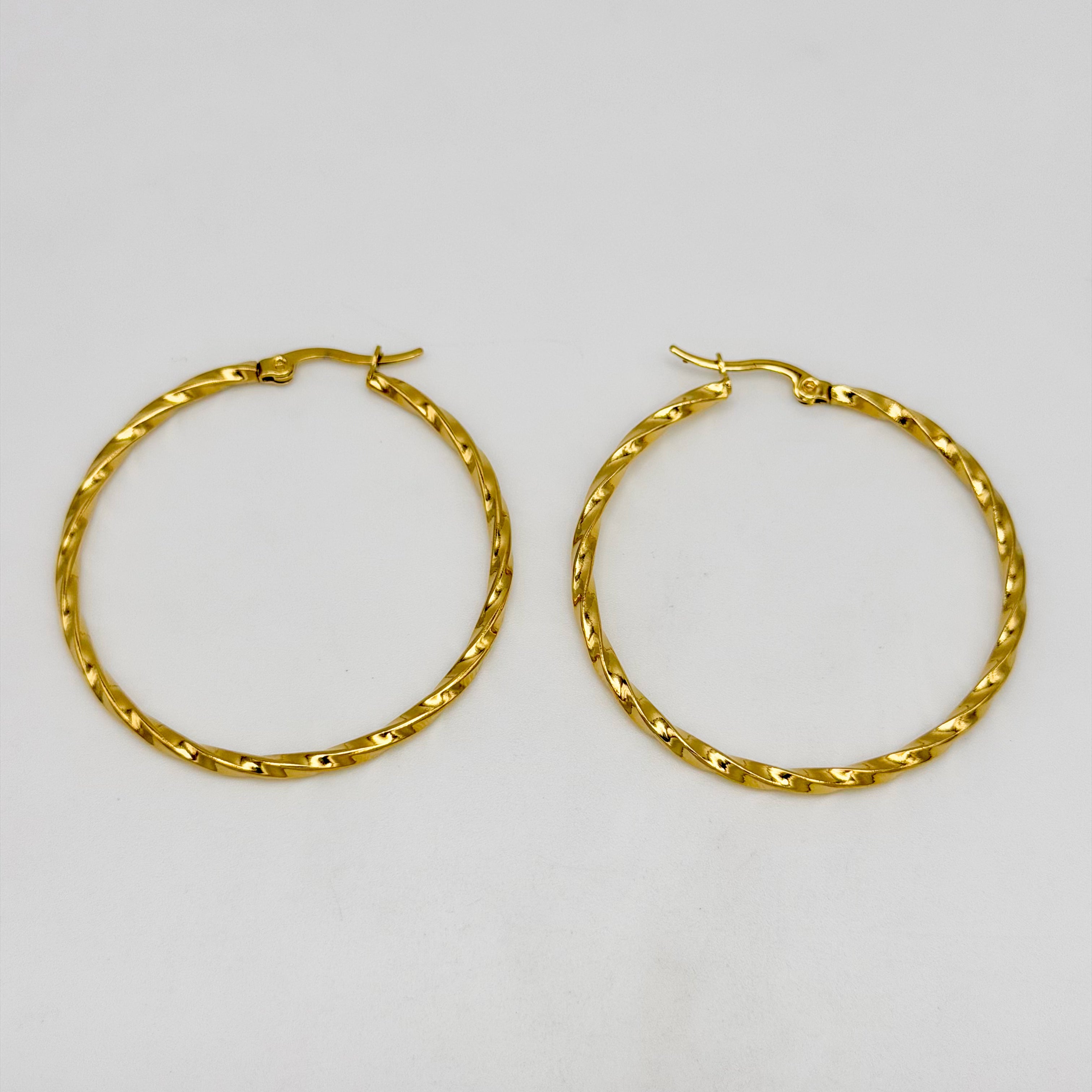 Hoop Earrings - Stainless Steel - UES-1044