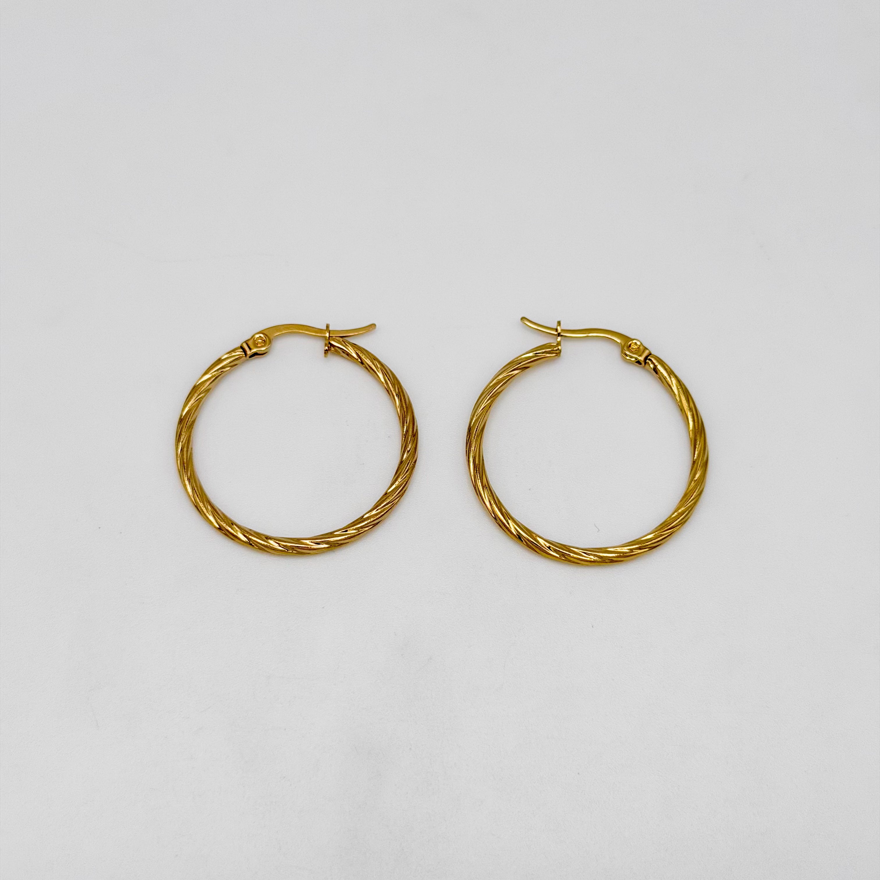 Hoop Earrings - Stainless Steel - UES-1045