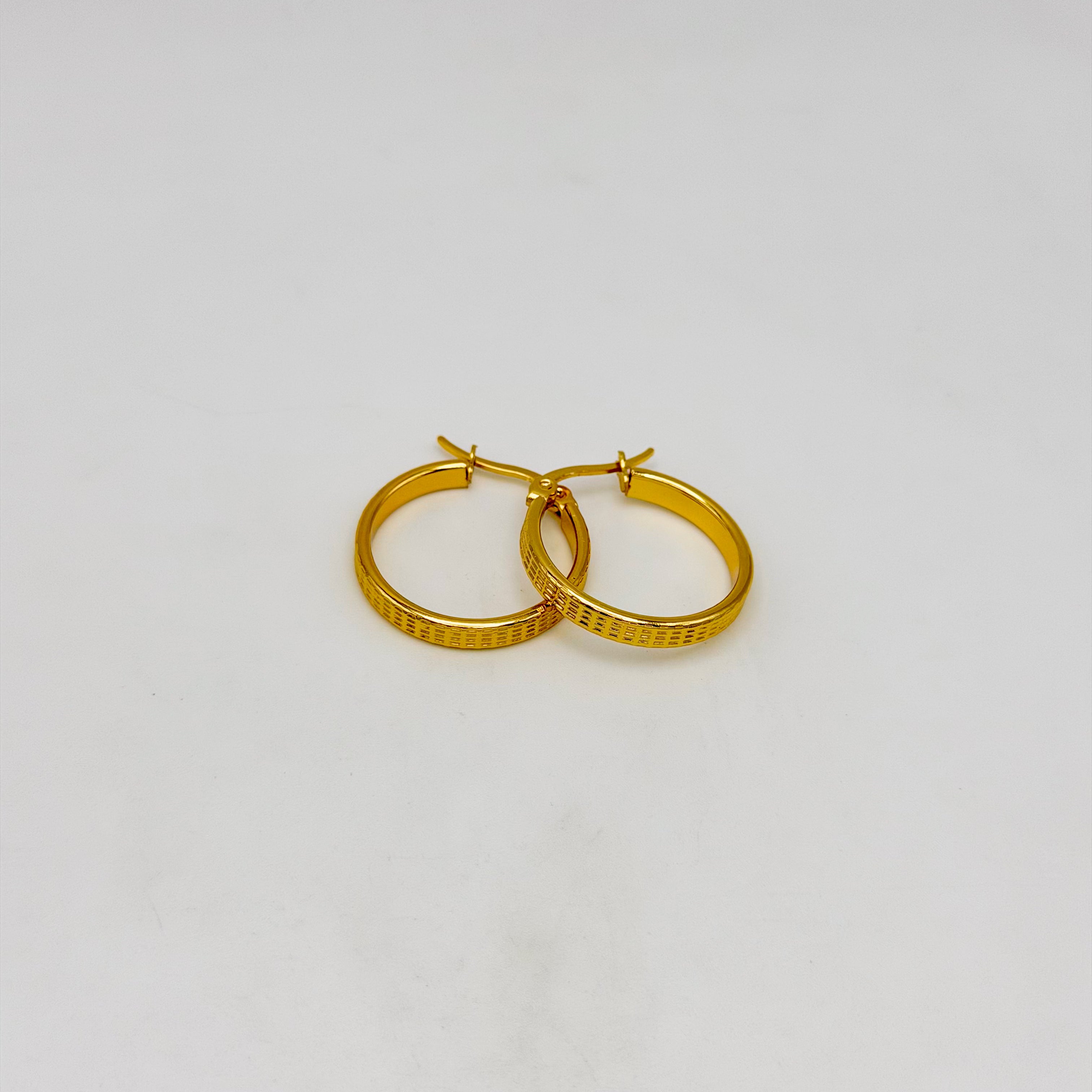 Hoop Earrings - Stainless Steel - UES-1048