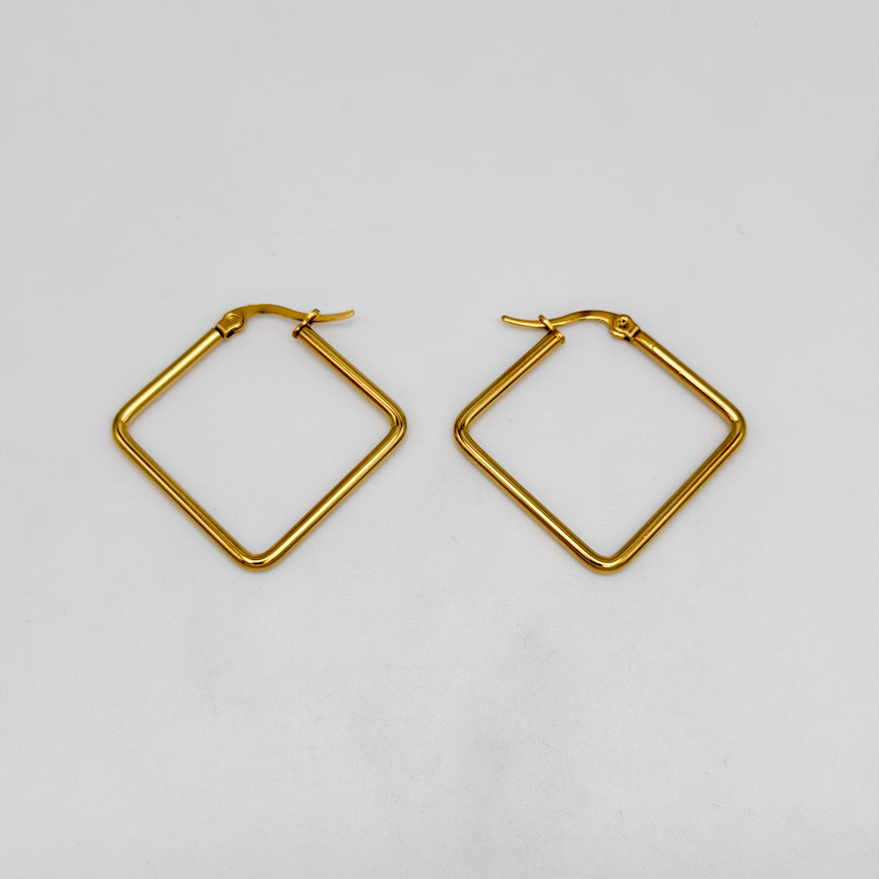 Hoop Earrings - Stainless Steel - UES-1055