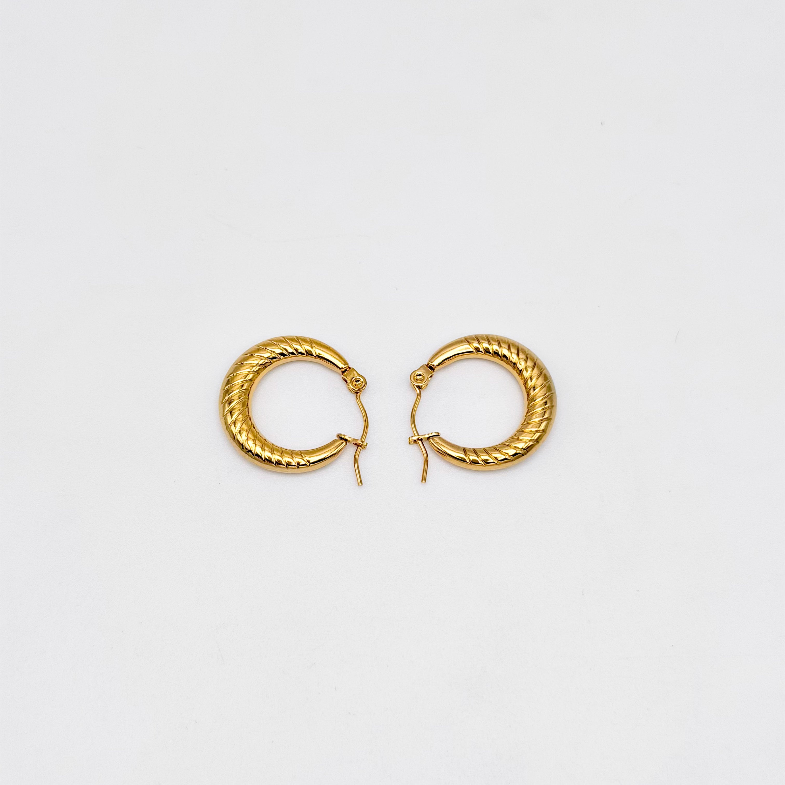 Hoop Earrings - Stainless Steel - UES-1057