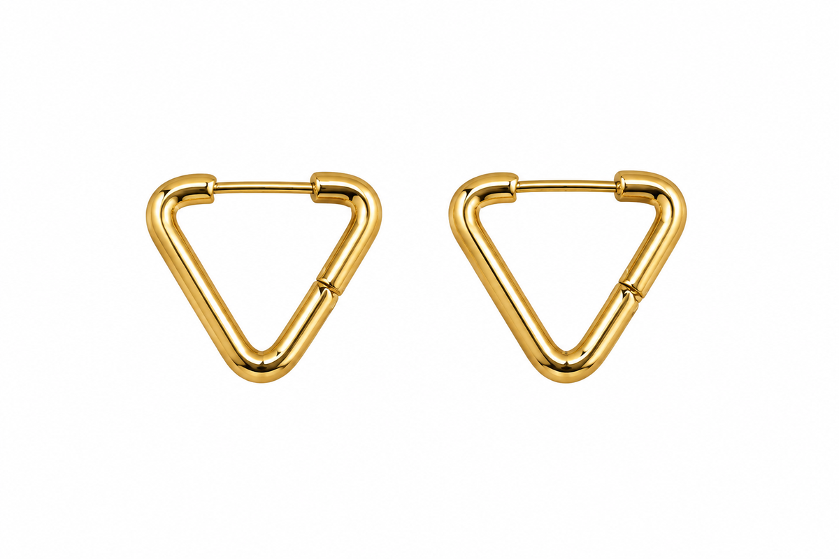 Hoop Earrings - Stainless Steel - UES-1059