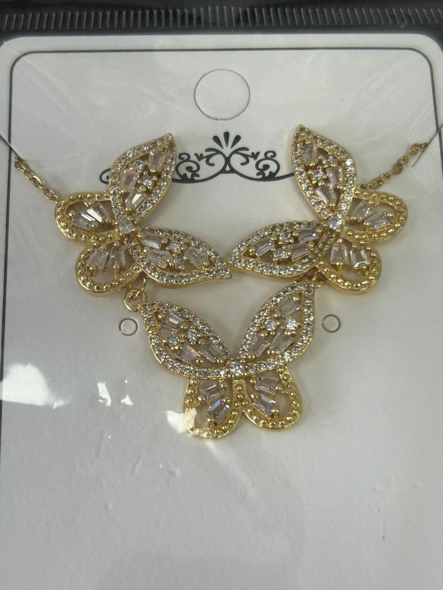 Set - Necklace and Earring - Gold Plated - SNEG-1005