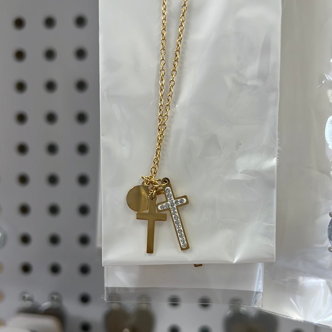 Necklace - Stainless Steel - NES-2055