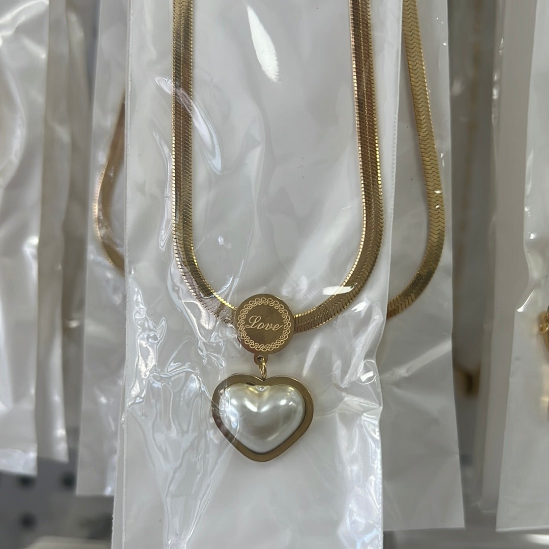 Necklace - Stainless Steel - NES-3050