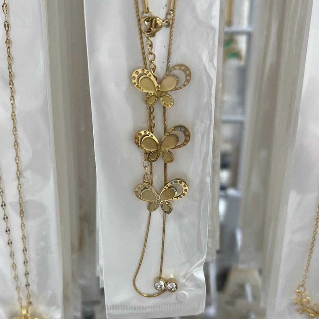Necklace - Stainless Steel - NES-3053